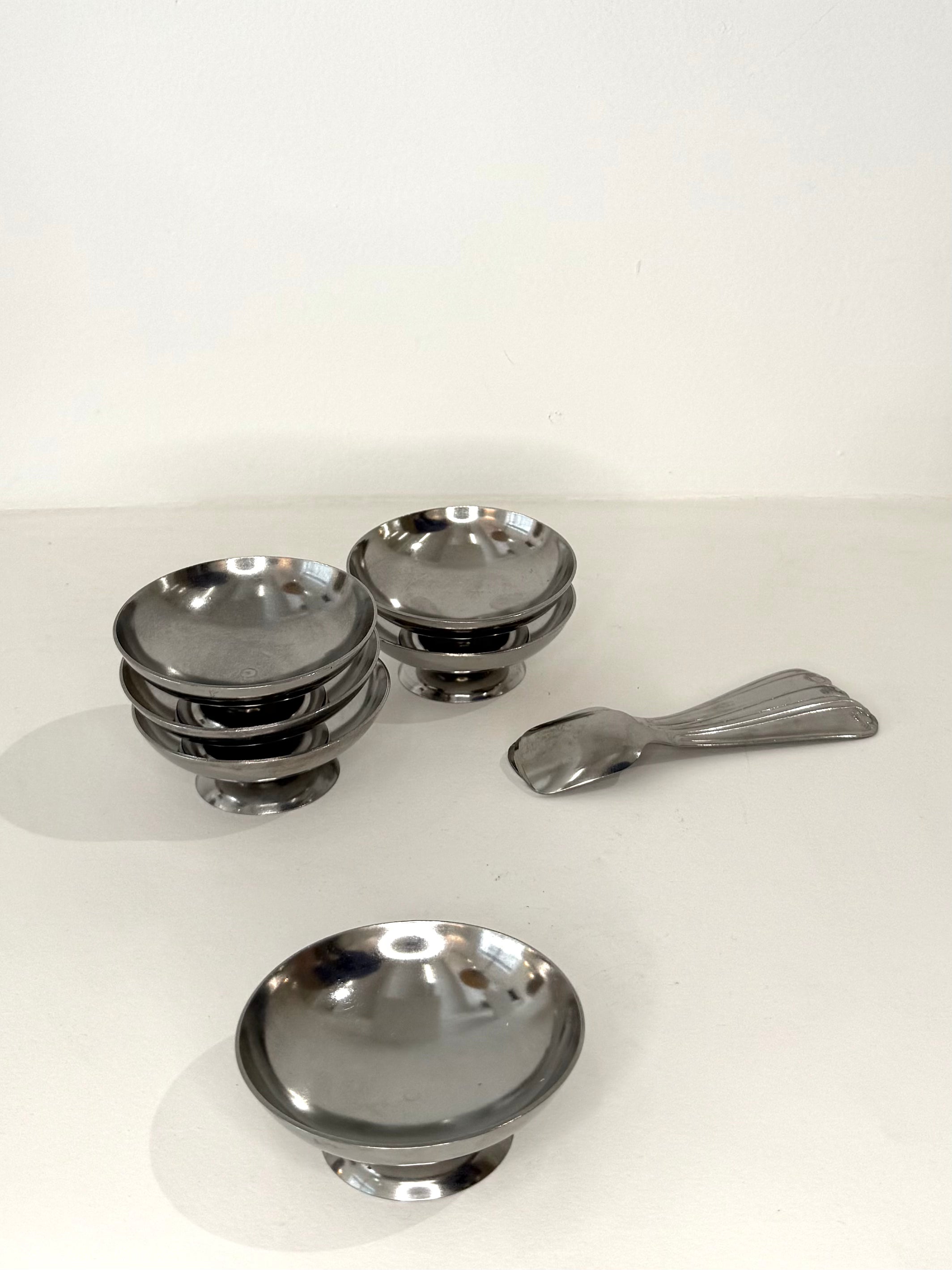 Service à glace Delinox, 1970s