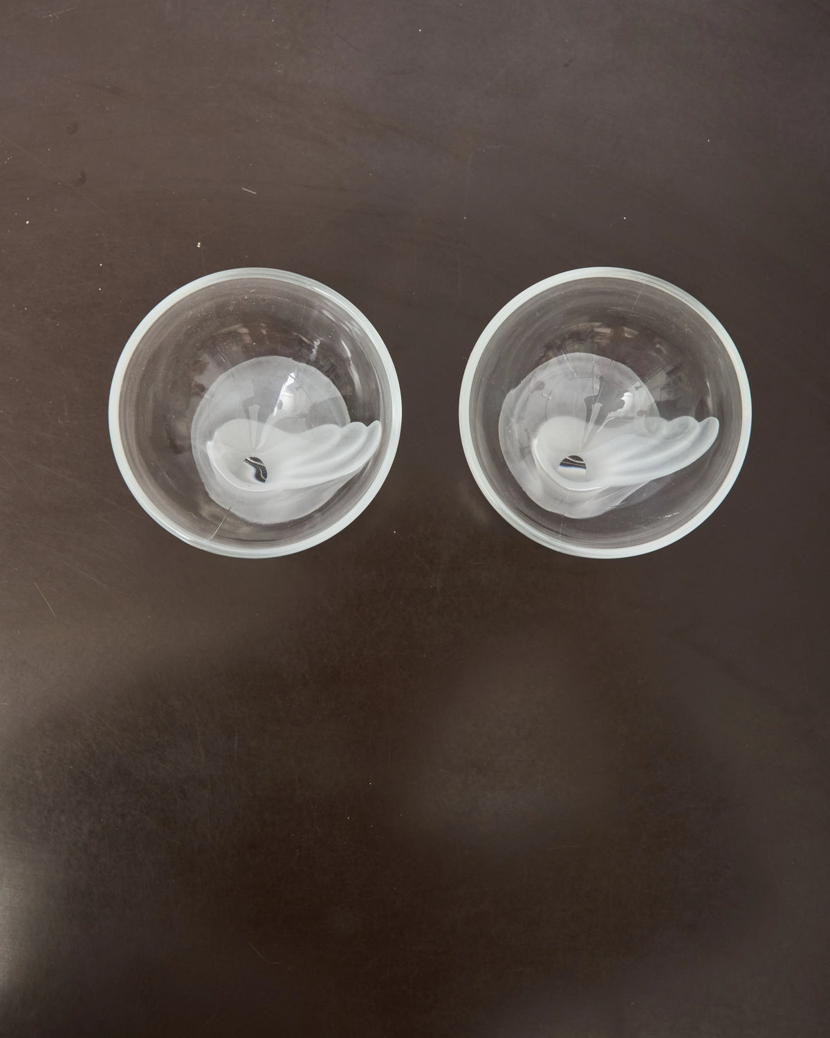 6 coupes à glace ou verres « Jerba » (1 sur 2), Bormioli Rocco, 1970s