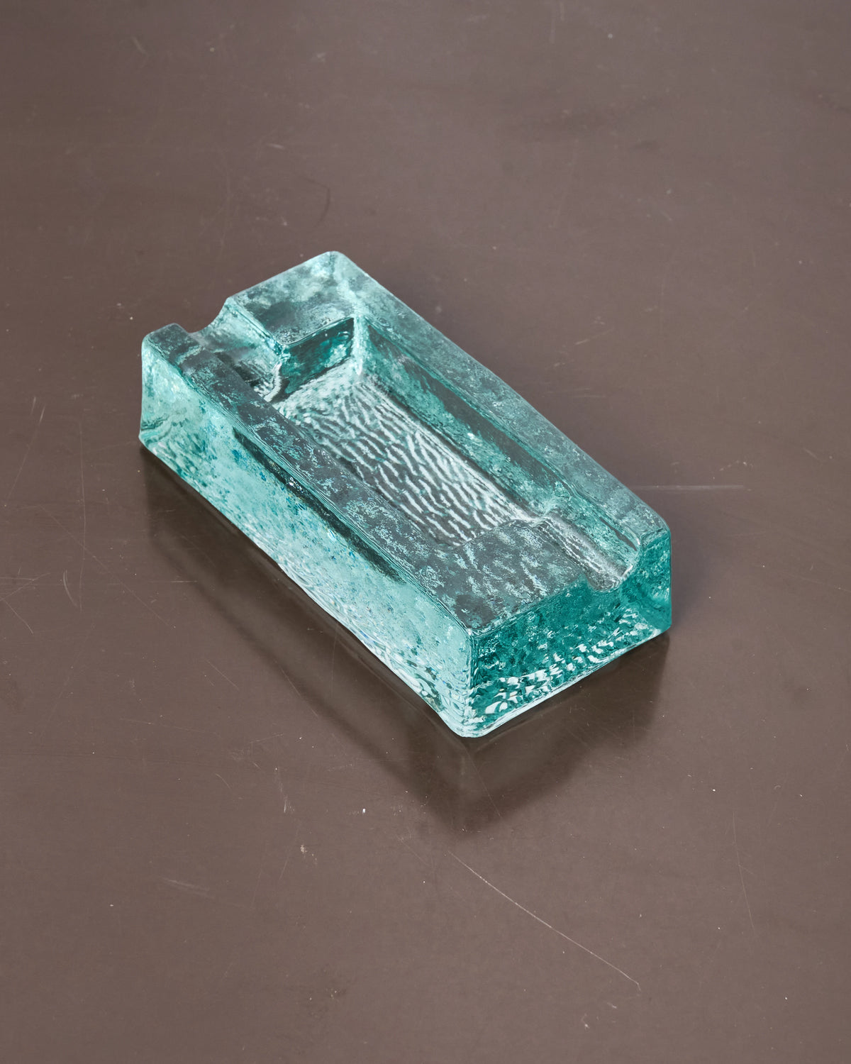 Murano yellow trinket tray