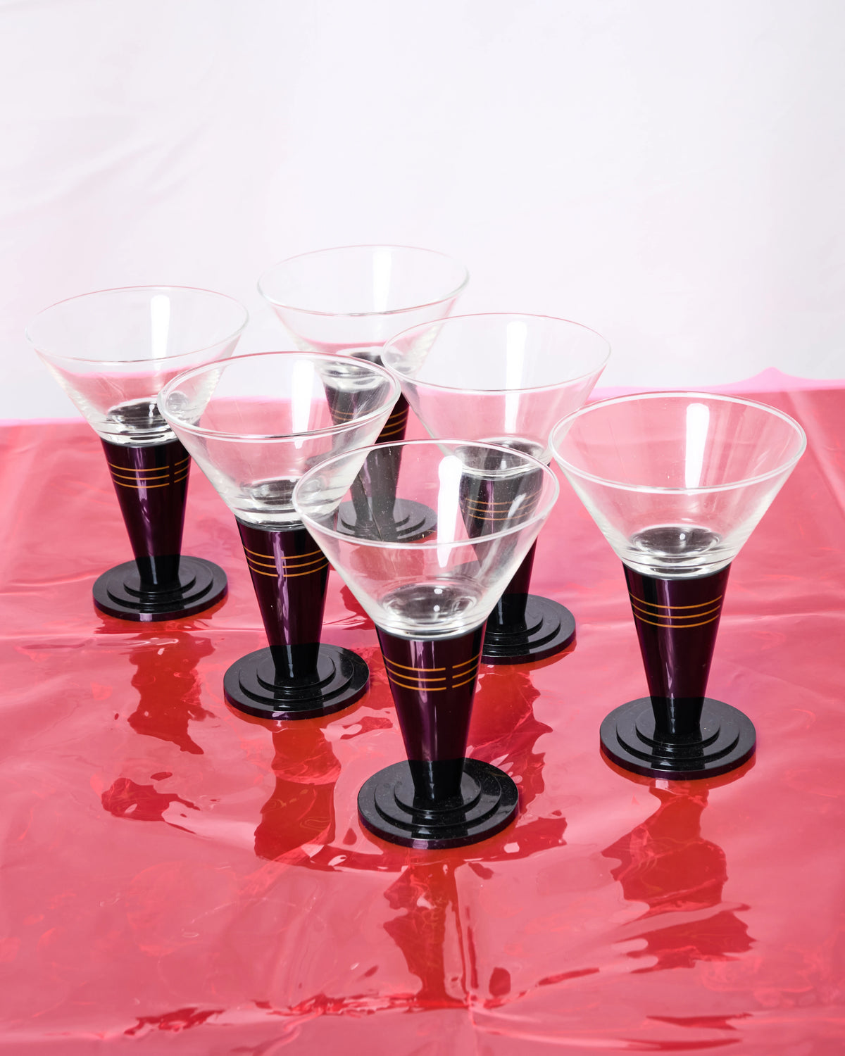 Set of four coffee cups, Italy, 1960s