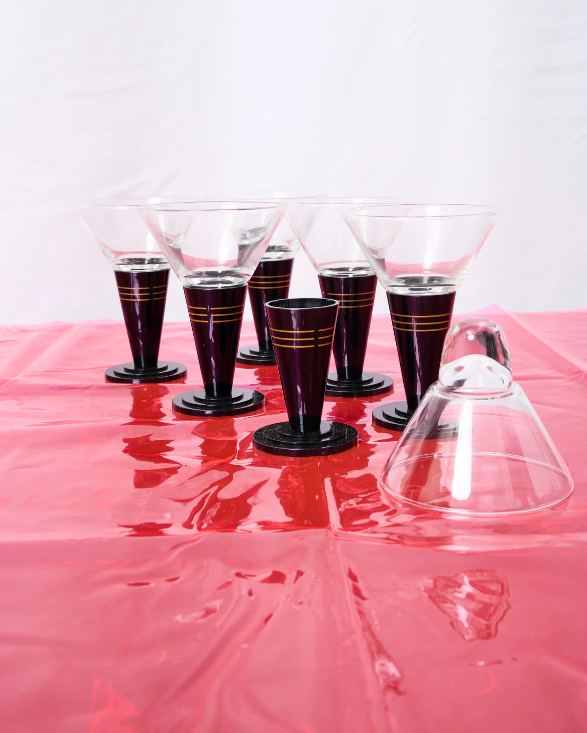 Set of four coffee cups, Italy, 1960s