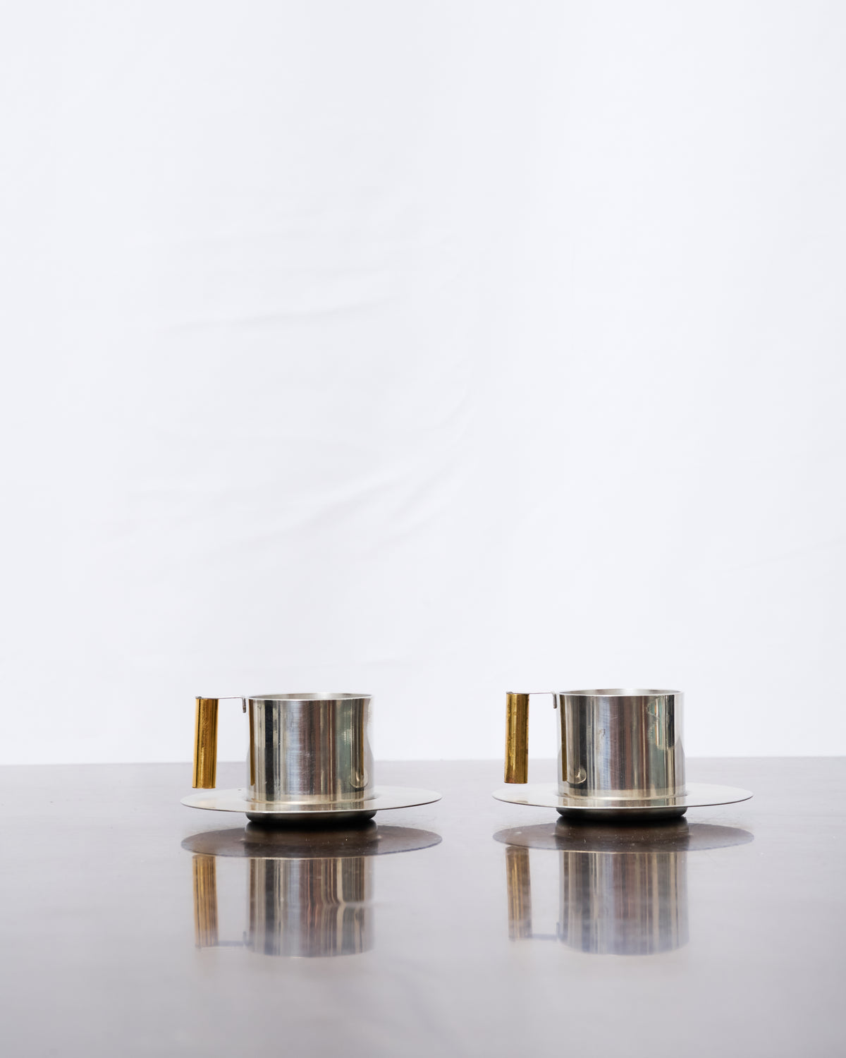 Service à café avec tasses (4), pot à lait et sucrier, Vemi, Italie, 1970