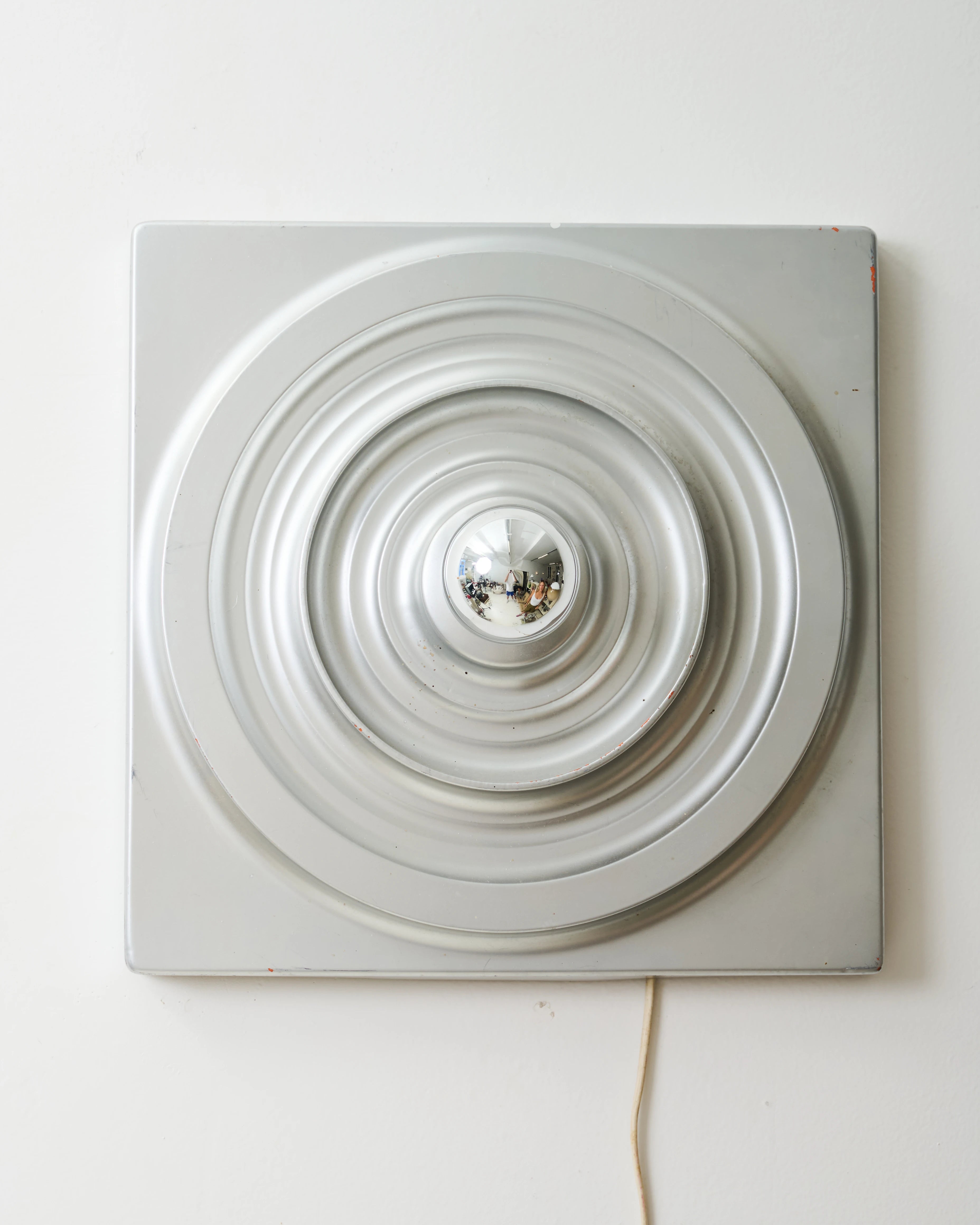 Applique en plastique chromé, 1980s