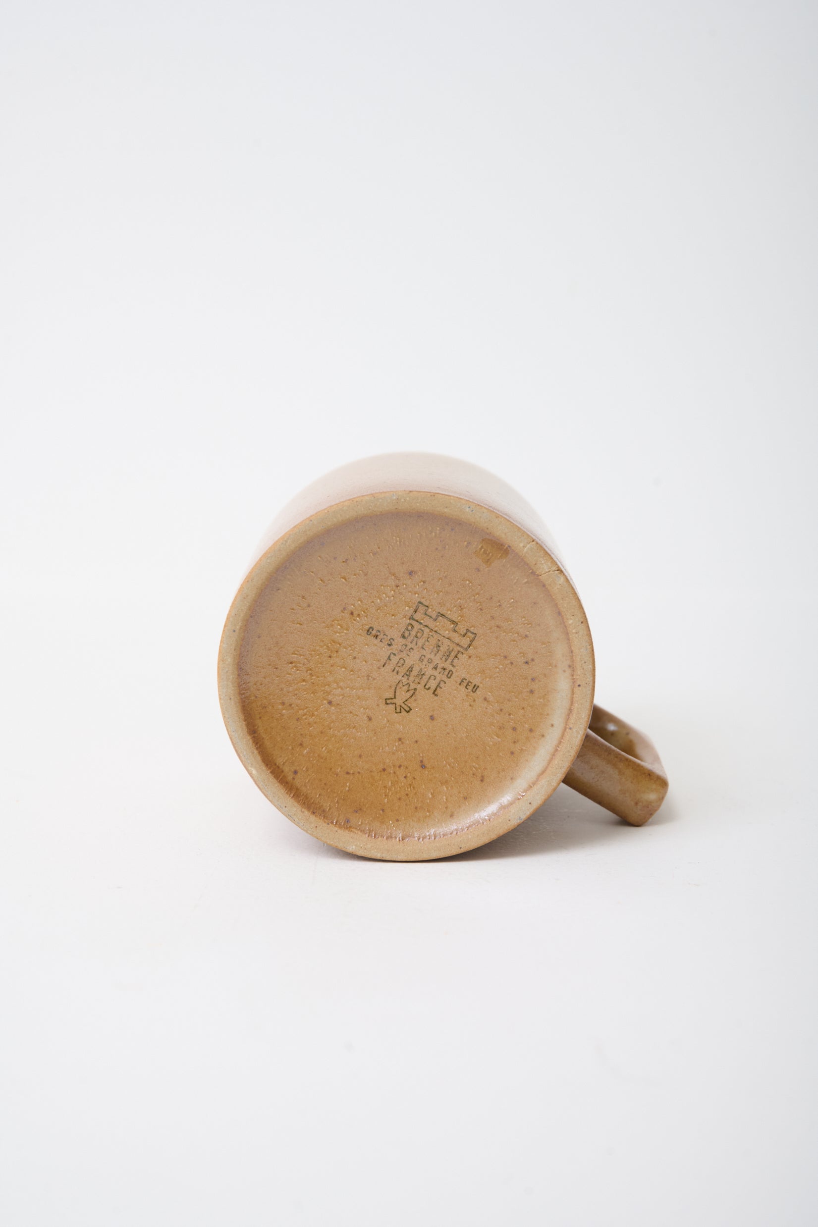 Ensemble de cinq tasses en grès de Brenne, 1970s