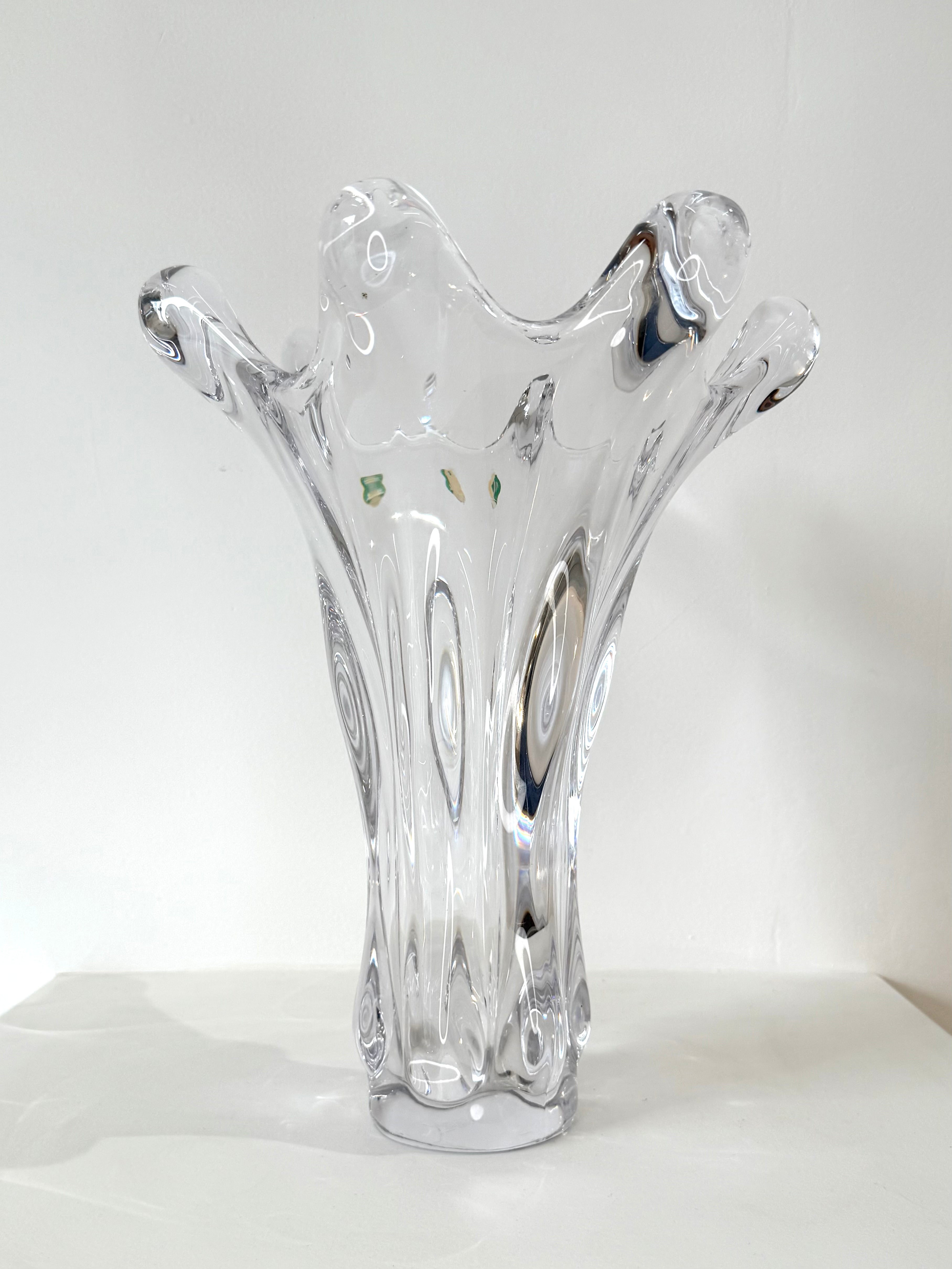 Grand vase verre de Murano, 1970s