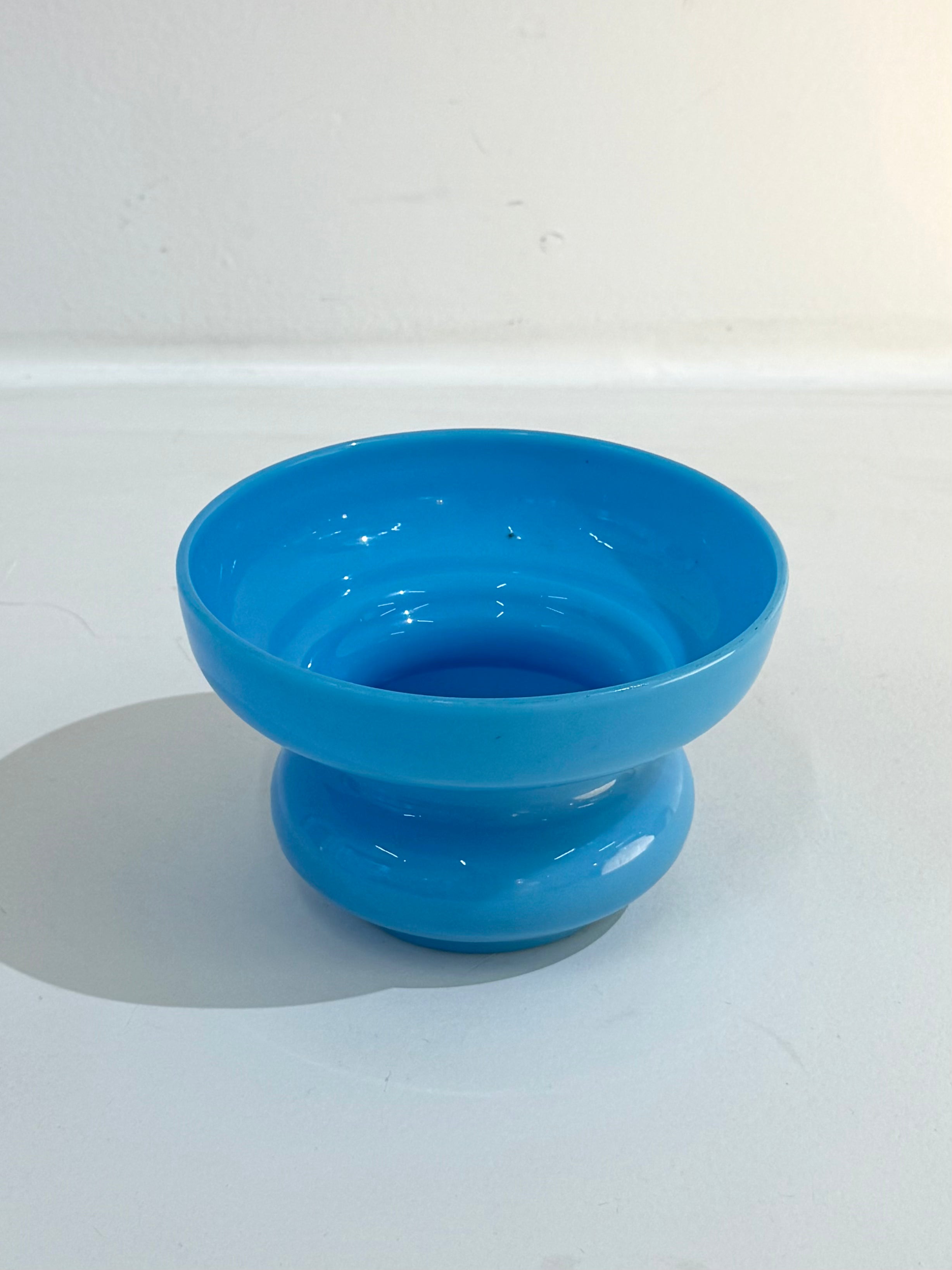 Vase bleu, space age, 1970s