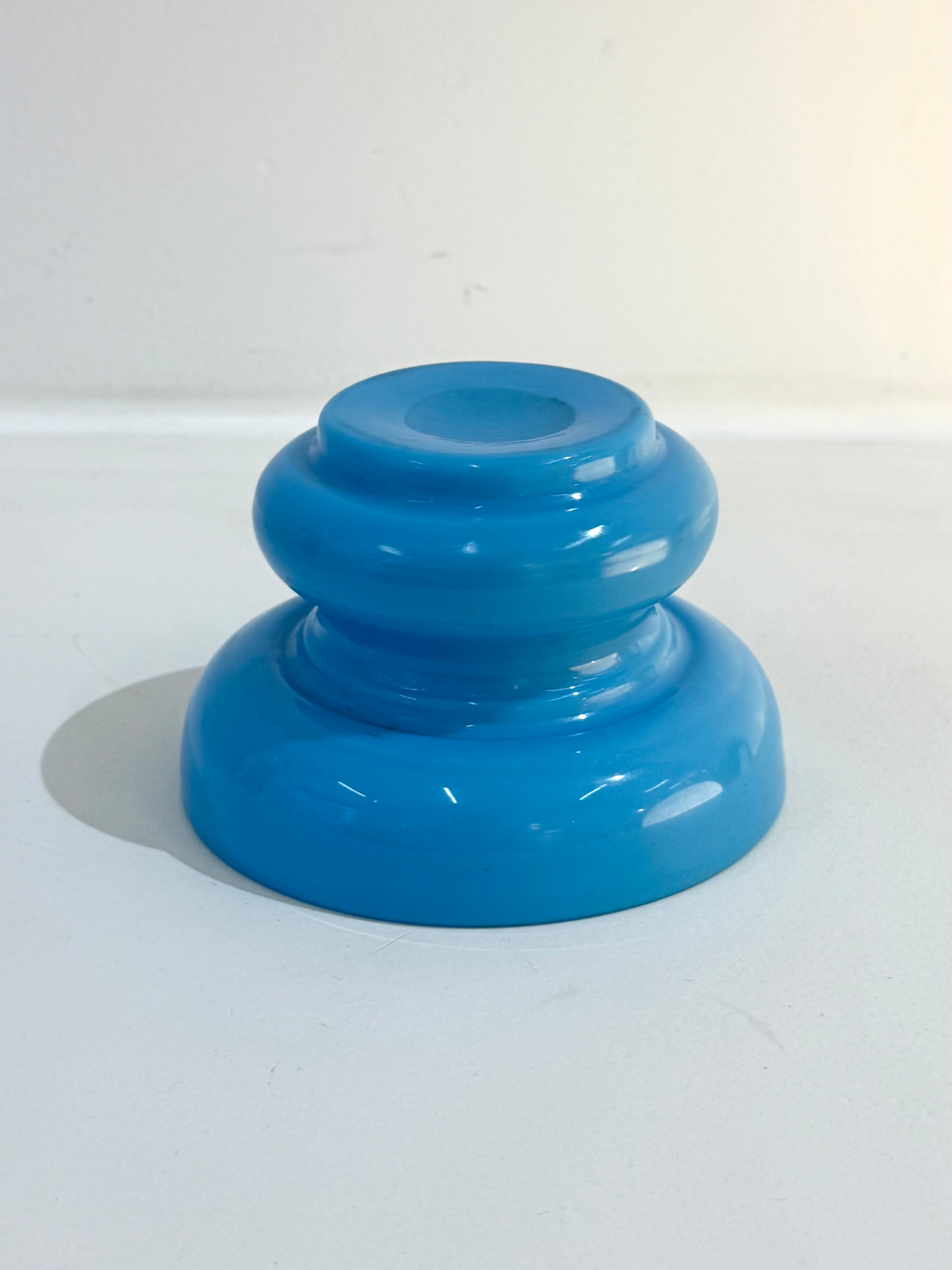 Vase bleu, space age, 1970s