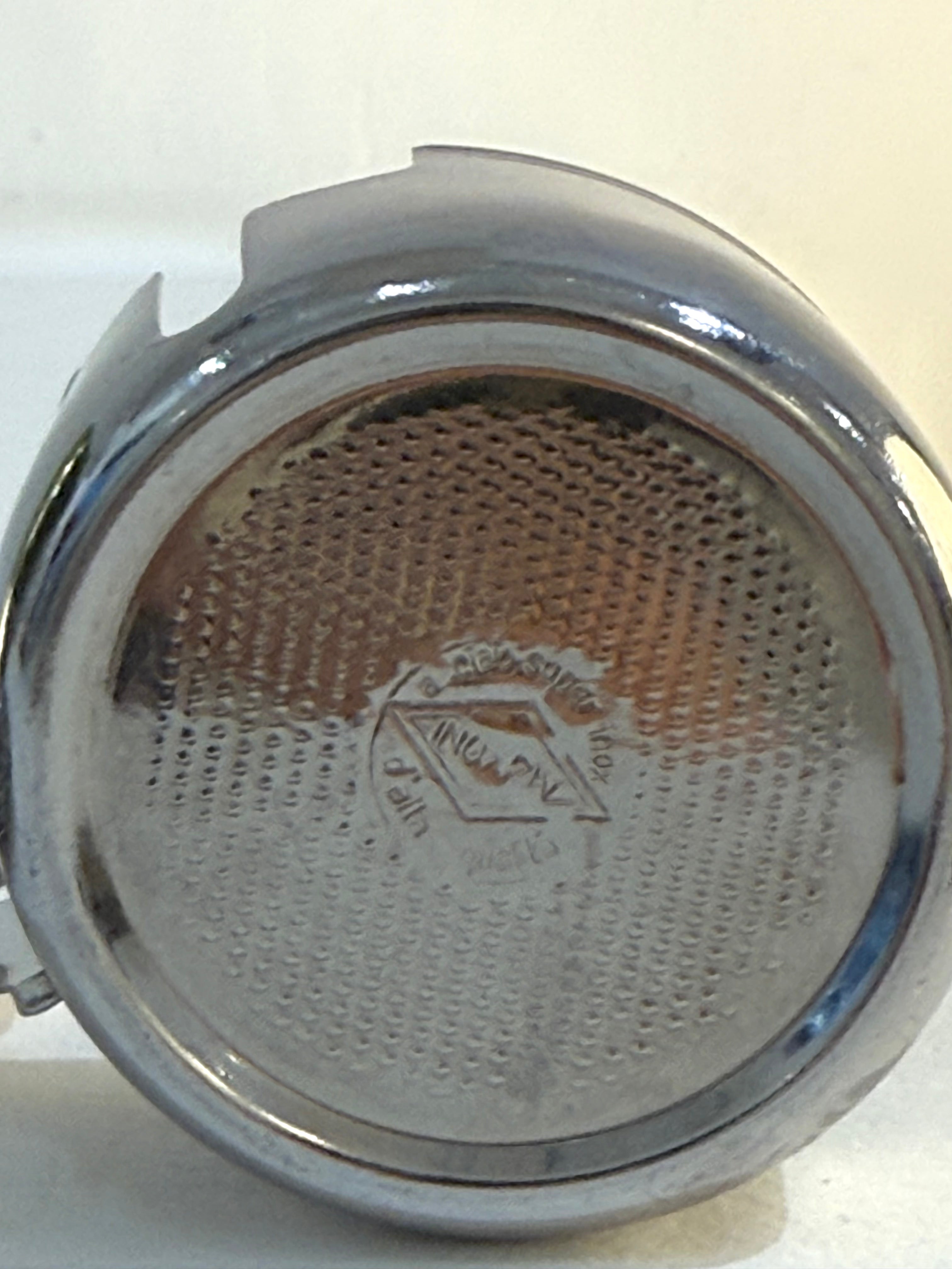 Service à café vert et inox, Inoxriv, Italie, 1980s