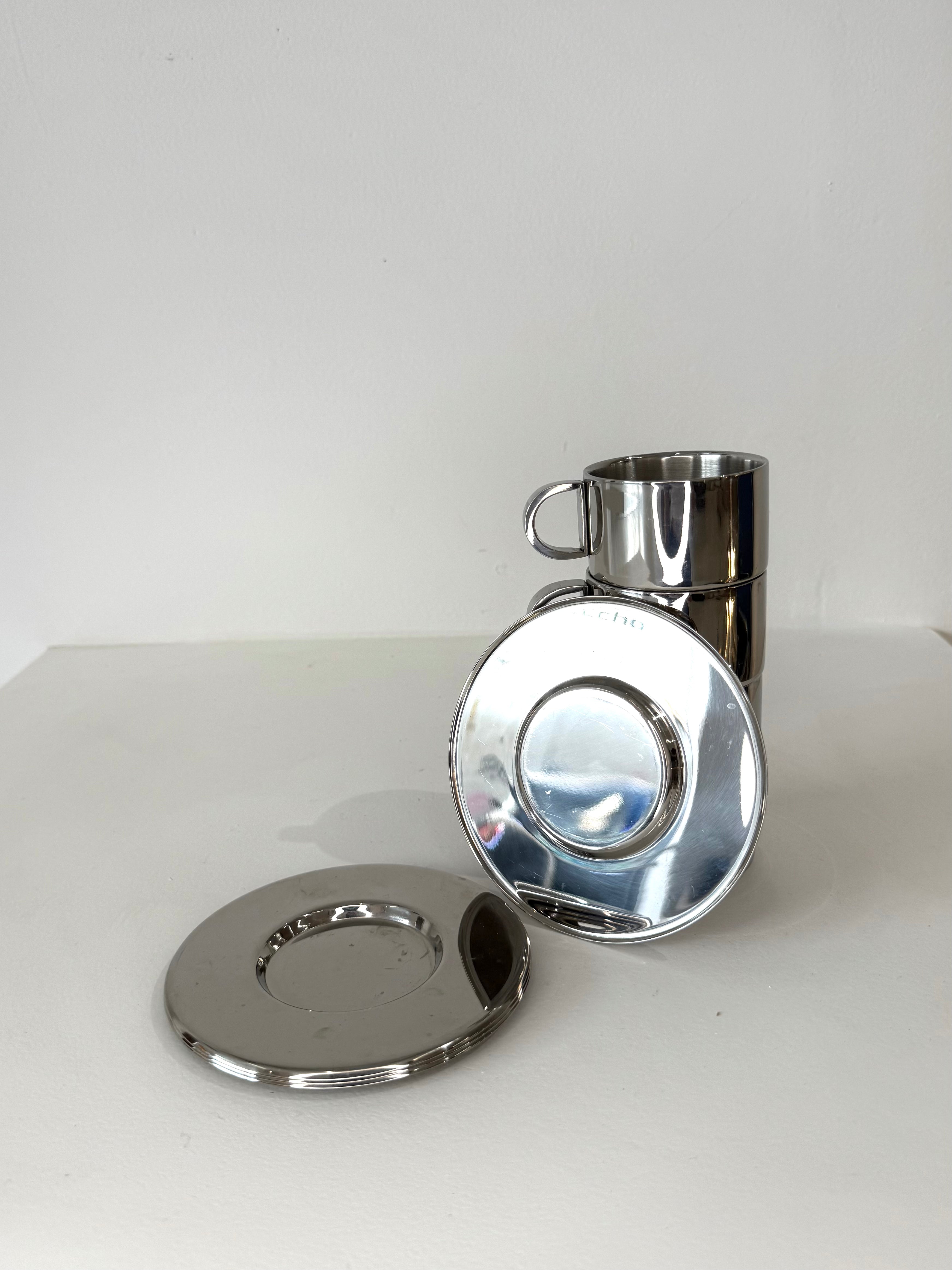 Ensemble de tasse à espresso italiennes, 1970s