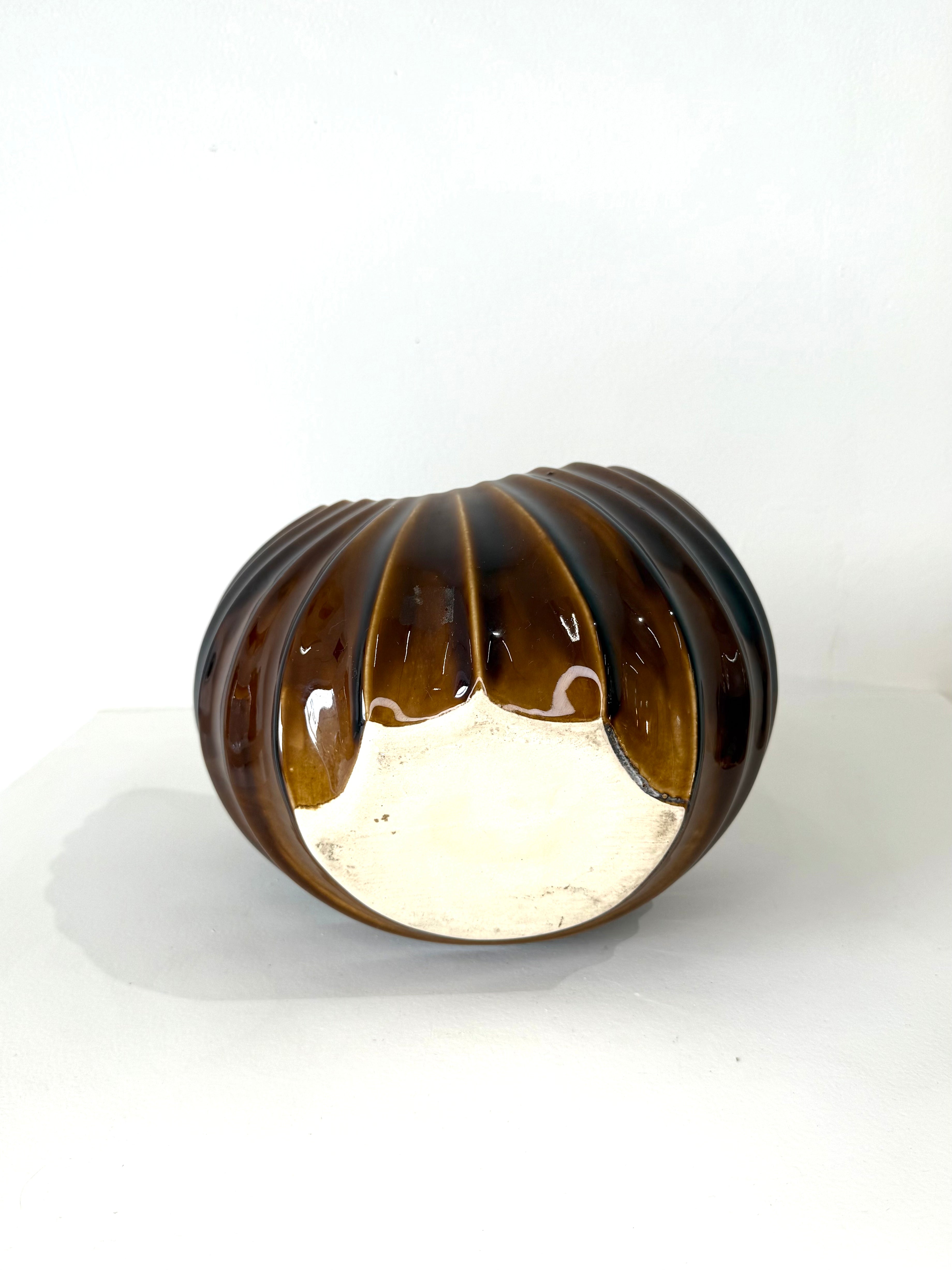 Vase "Coquillage" en faïence, 1970s