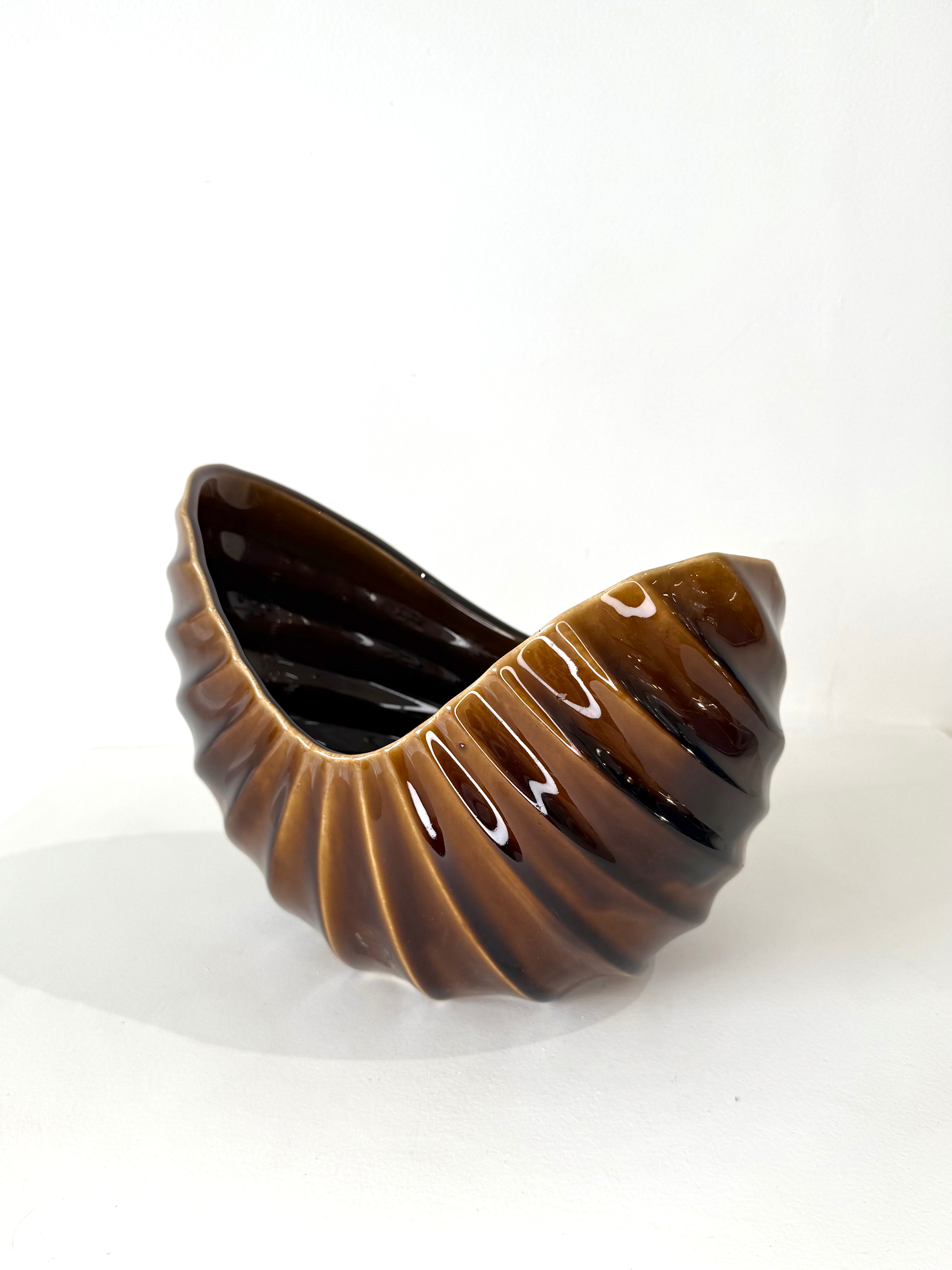 Vase "Coquillage" en faïence, 1970s