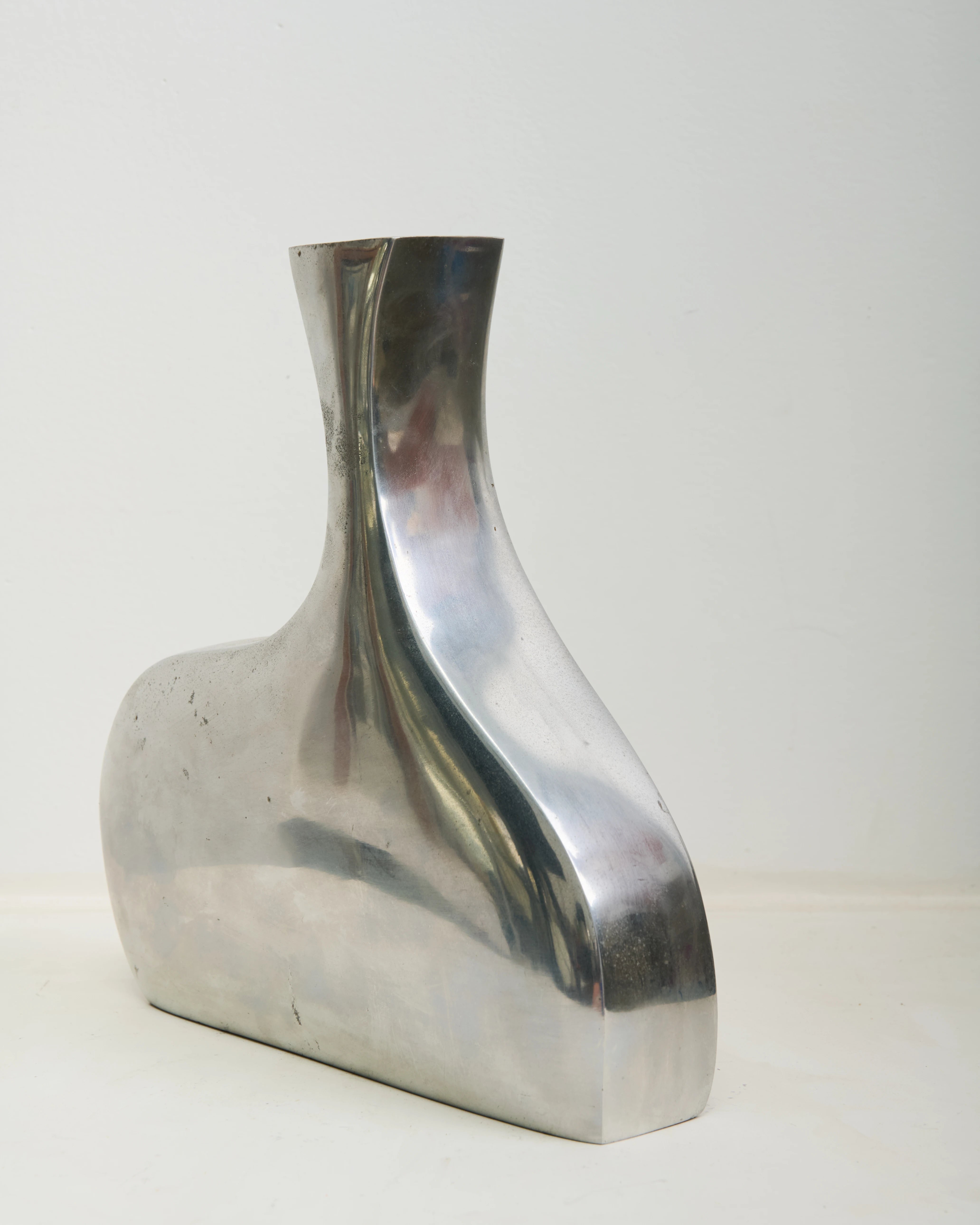 Vase « Botte » en fonte d’aluminium, Italie, 1970s-1980s