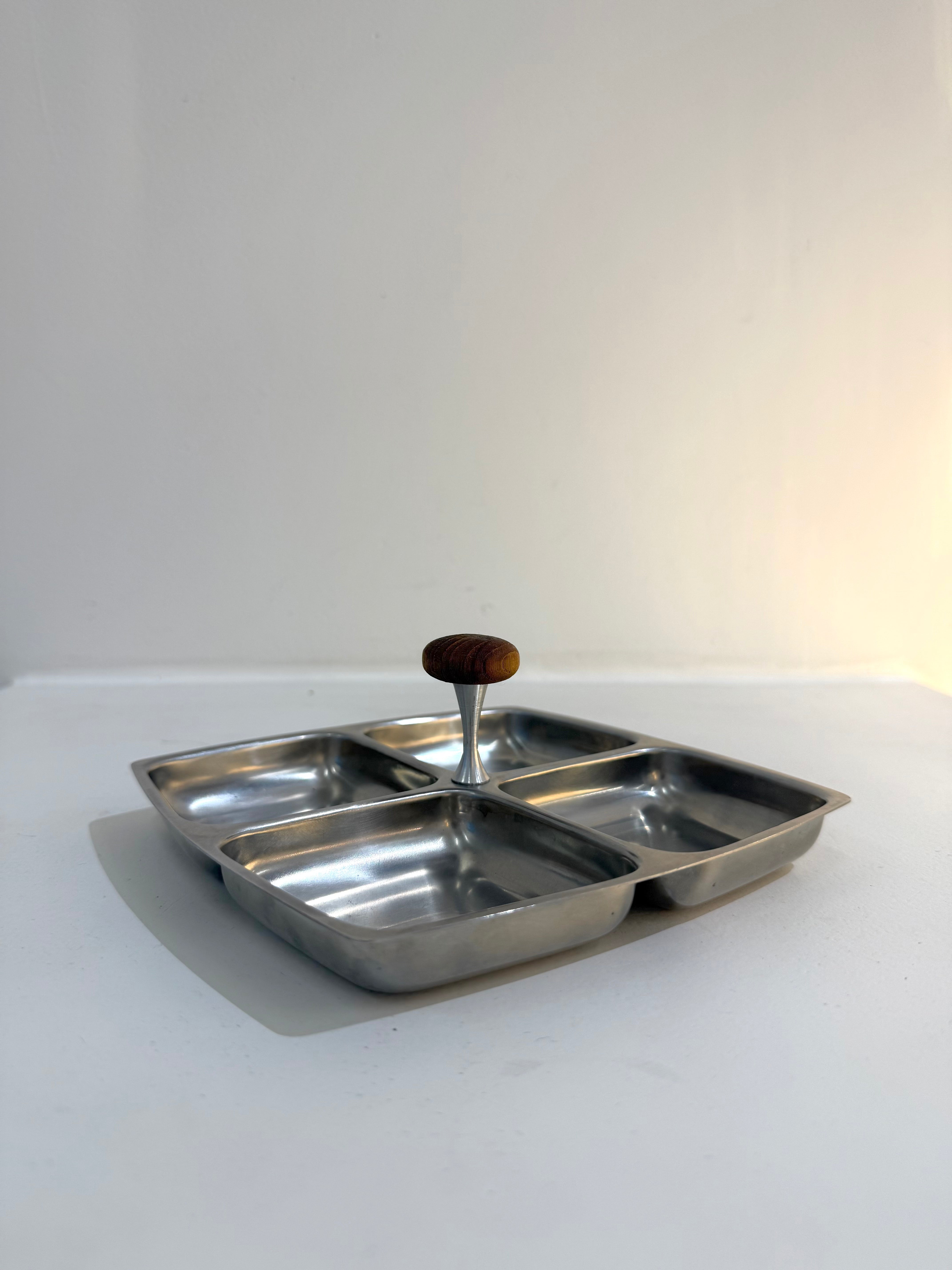 Plat de service apéritif, Arthur Salm, Suède, 1960-1970