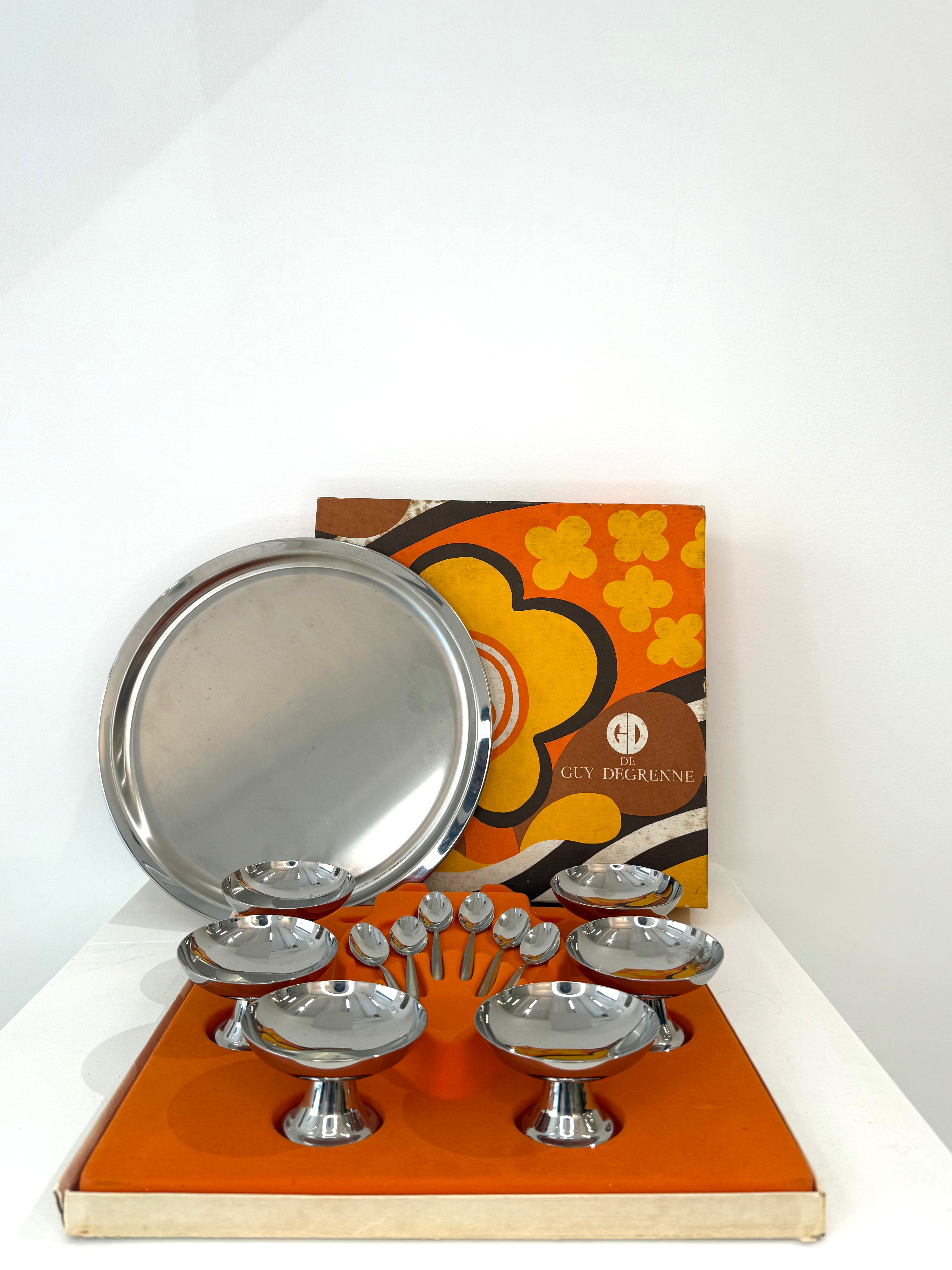 Coffret, service à glace, Guy Degrenne, 1970s