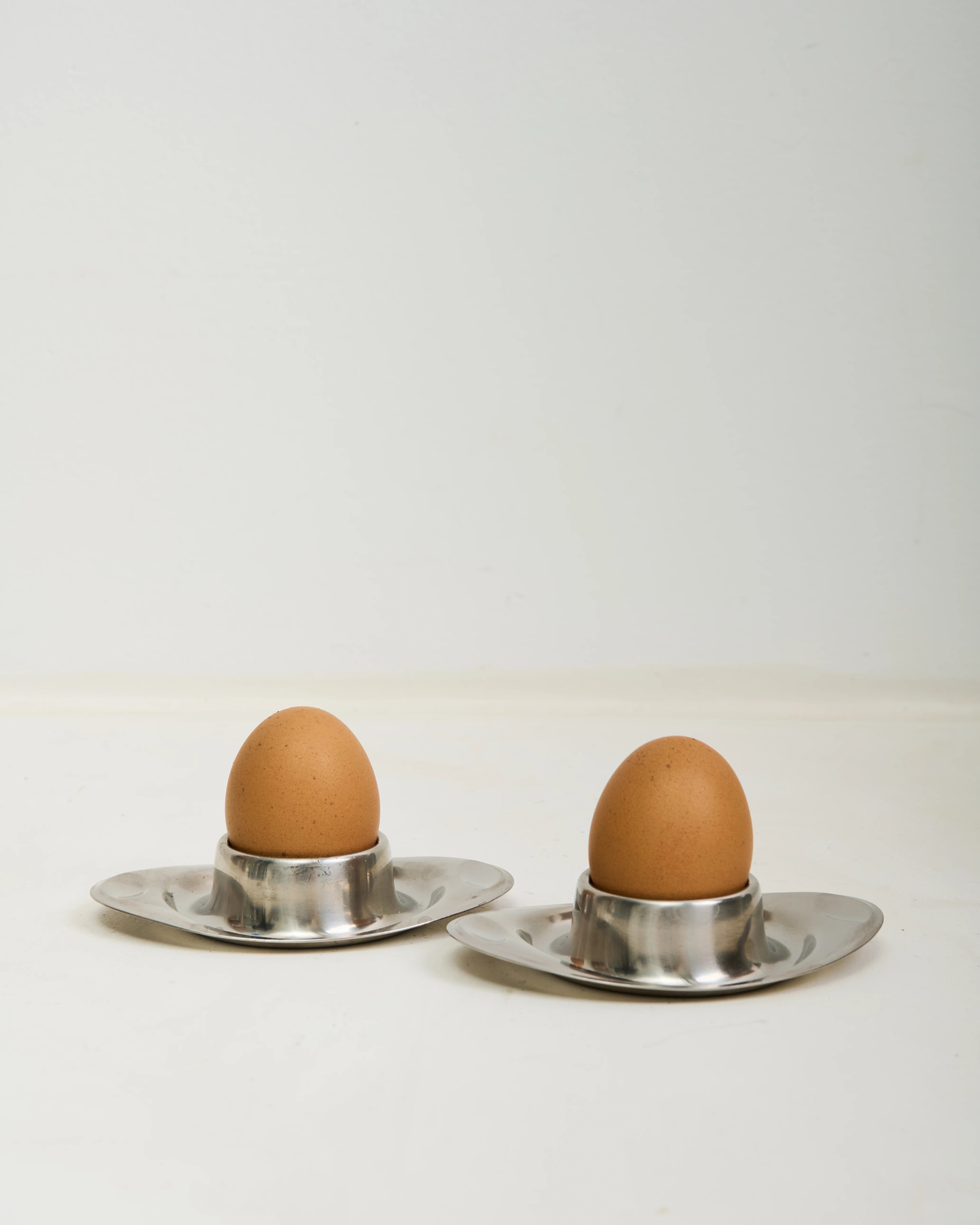 Oval egg cups (2), WMF, Germany, 1970s