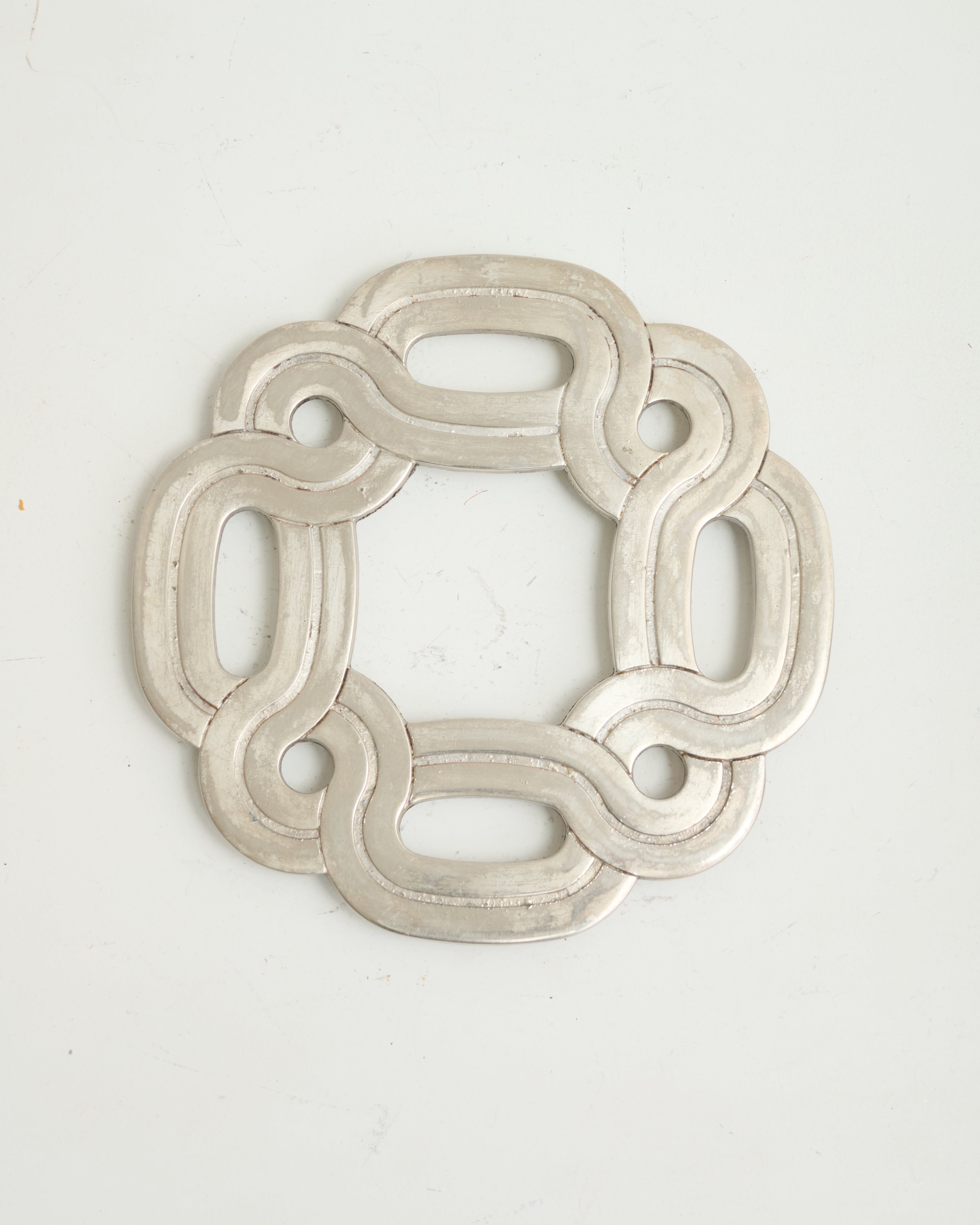 Silver-plated metal trivet, Lancel, Trivet