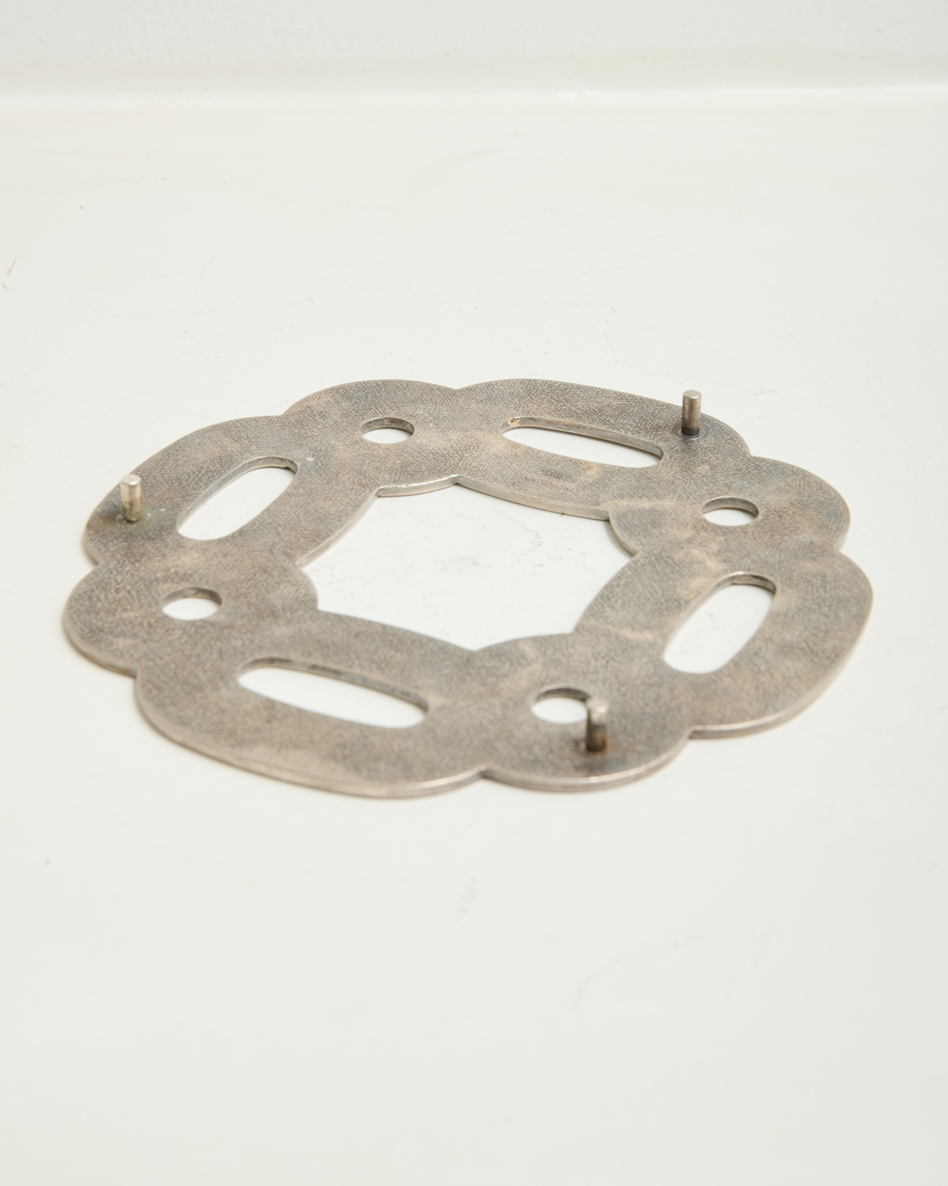 Silver-plated metal trivet, Lancel, Trivet