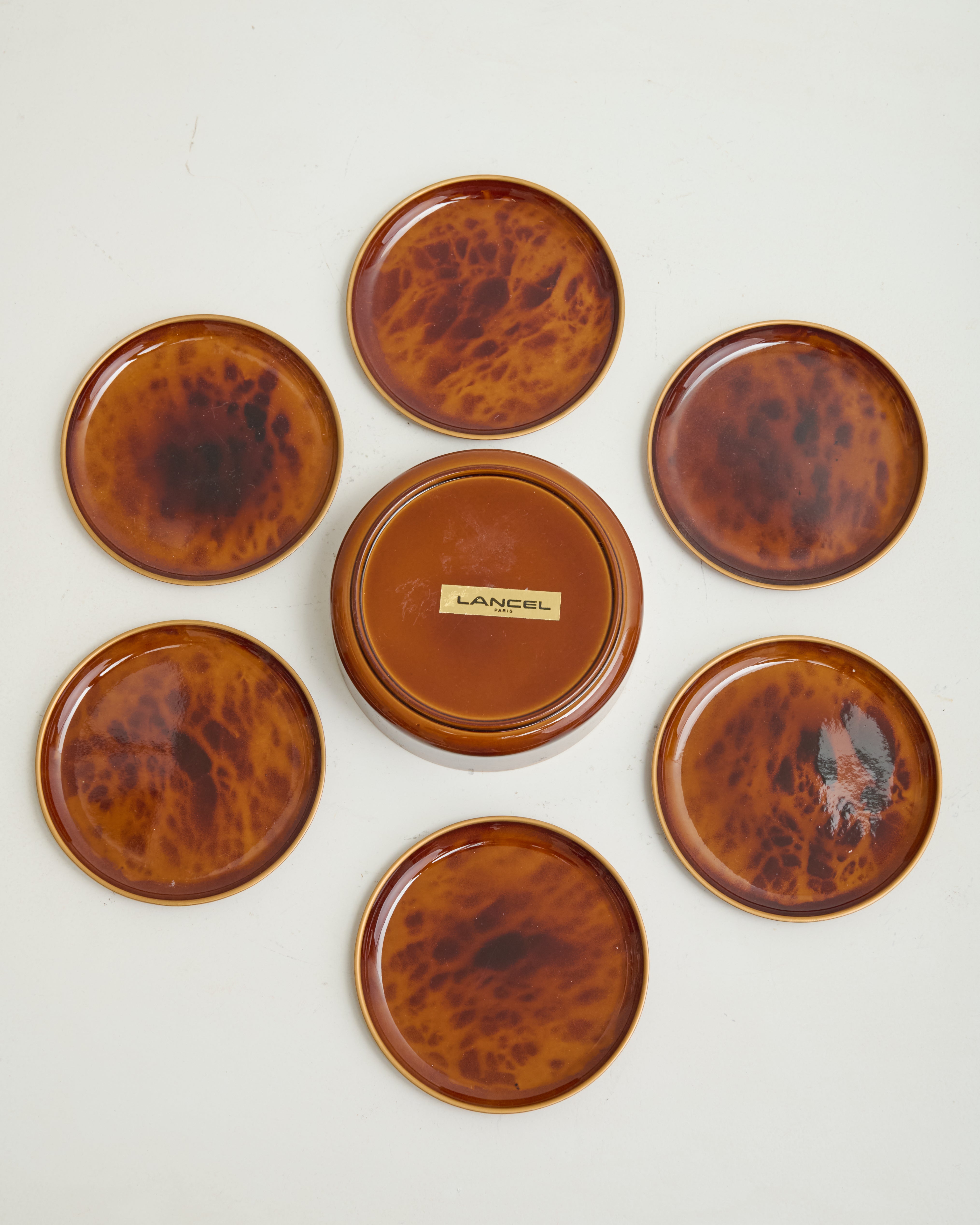 Dessous de verres, Lancel, 1970s