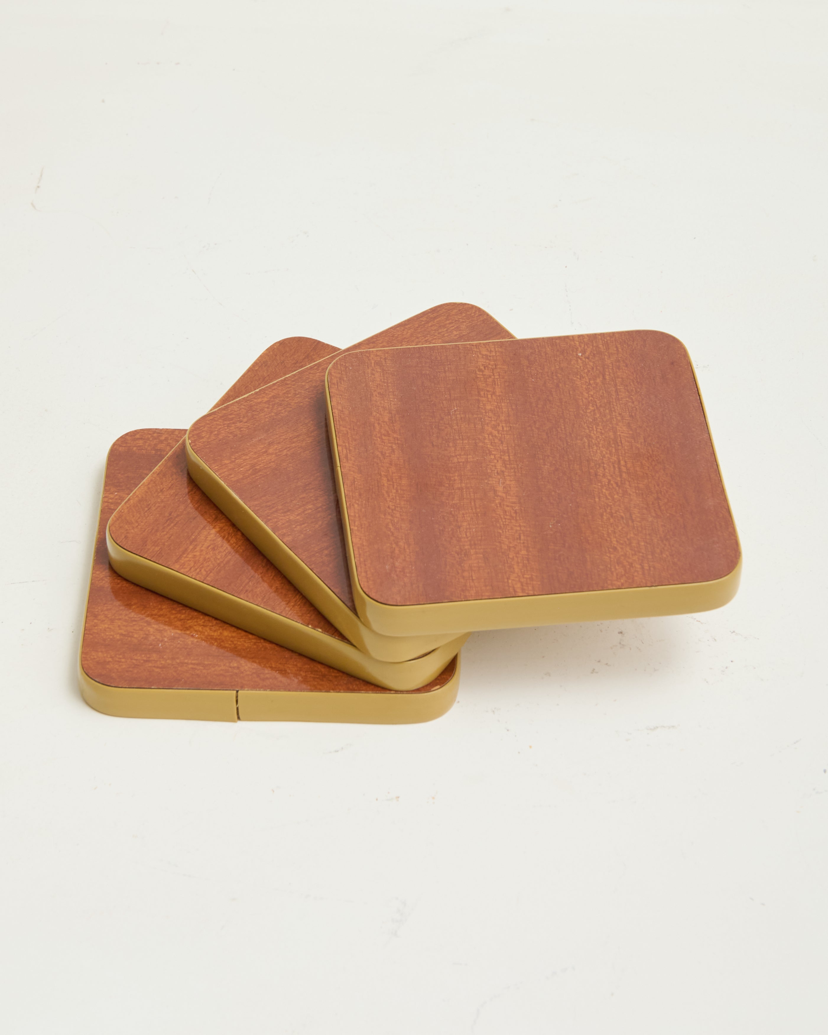 Wooden coasters, 1970s