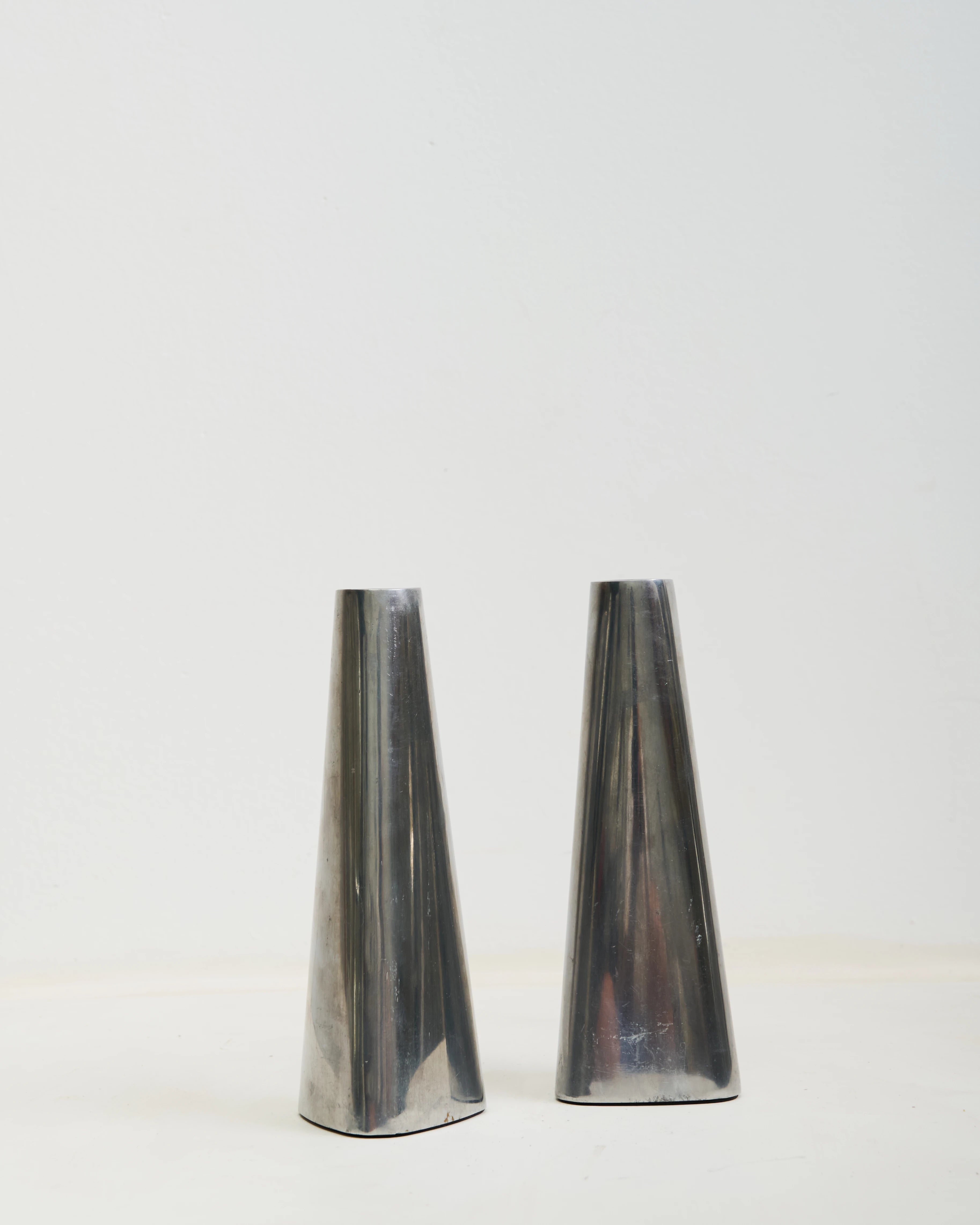 Paire de bougeoirs "Triangle", Ikea, 1990s