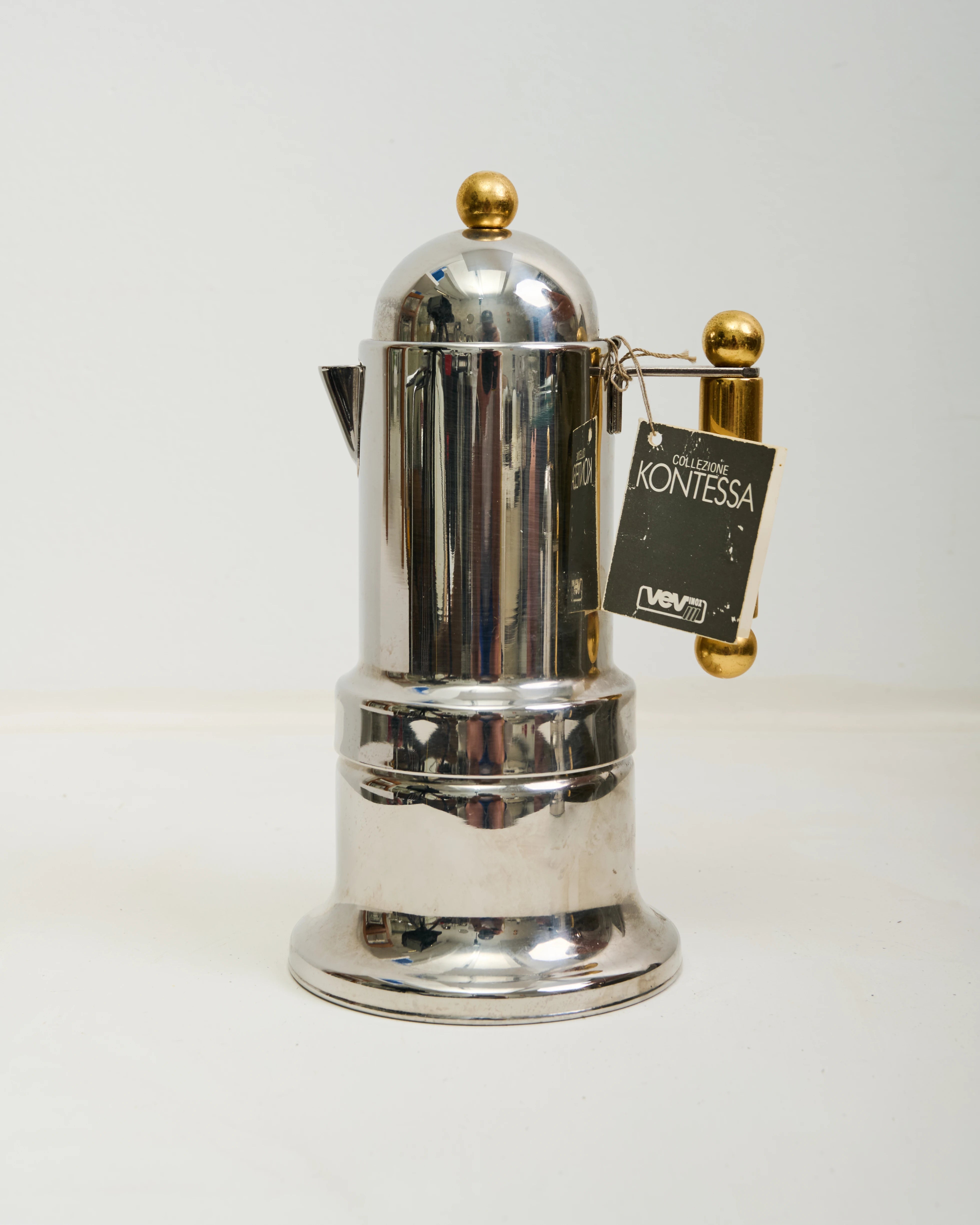 Coffee maker and milk pot "Kontessa", Vev Vigano, 1980s