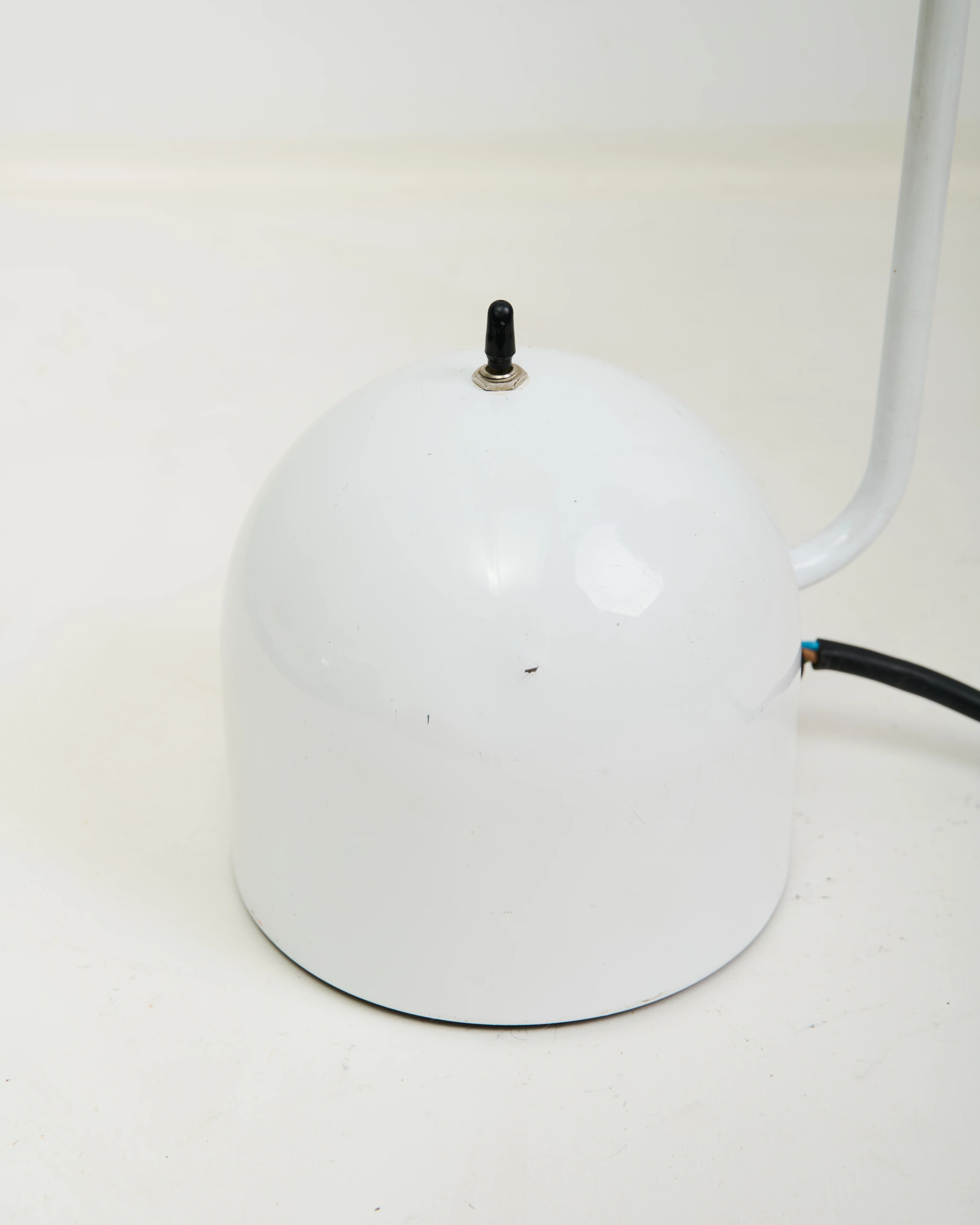 Lampe de bureau blanche Memphis, 1980s