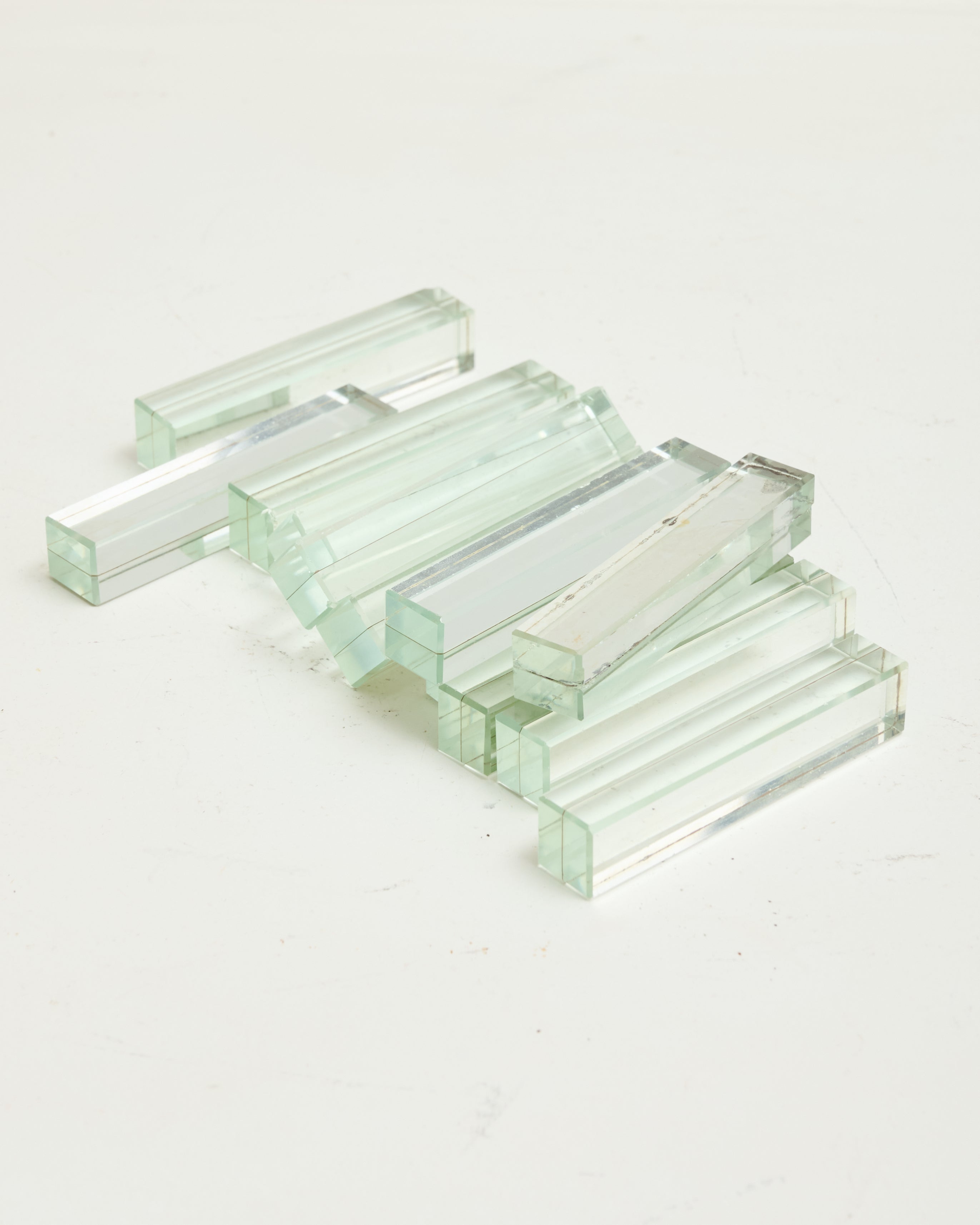 Mirror knife rests (12), 1980s