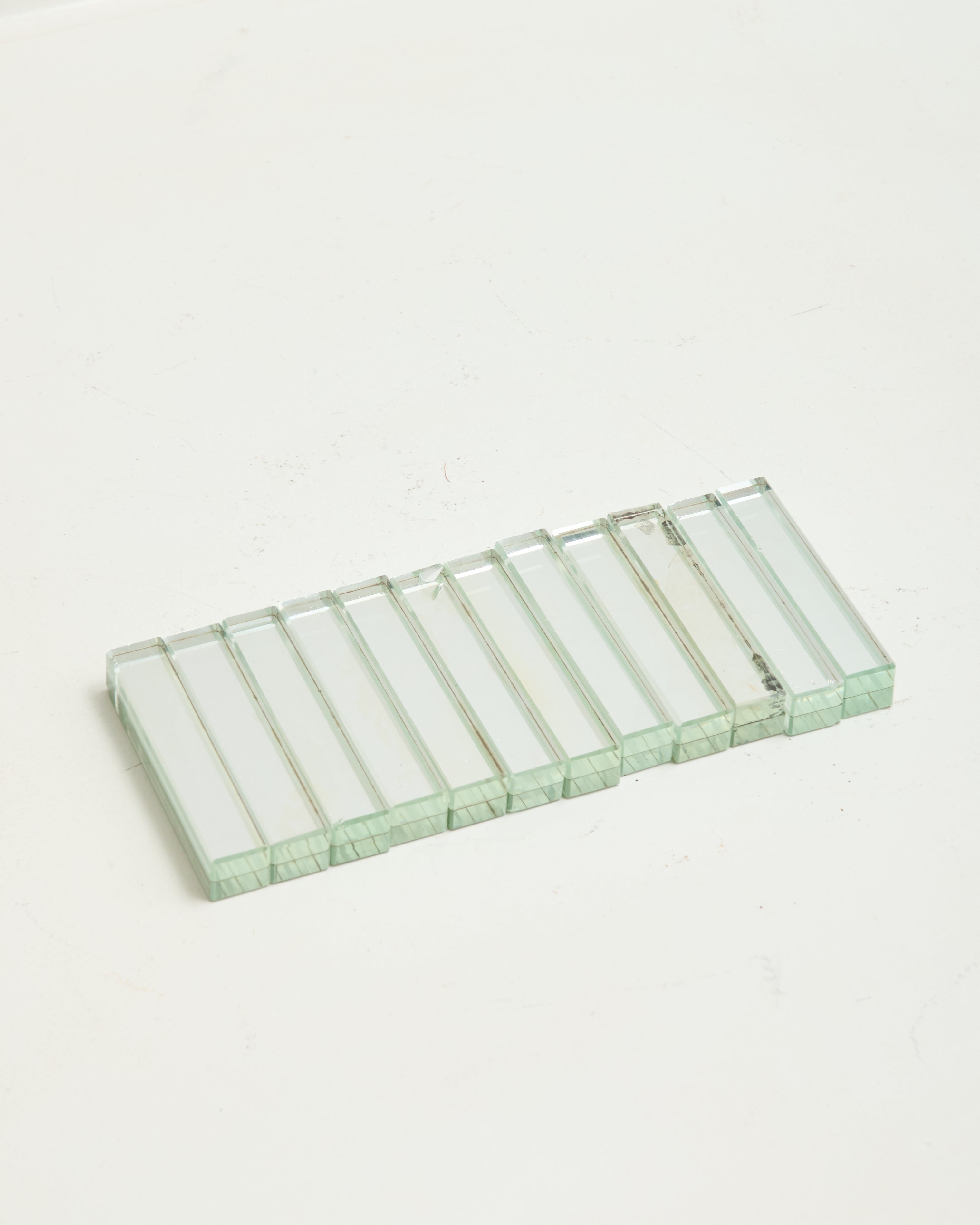 Mirror knife rests (12), 1980s