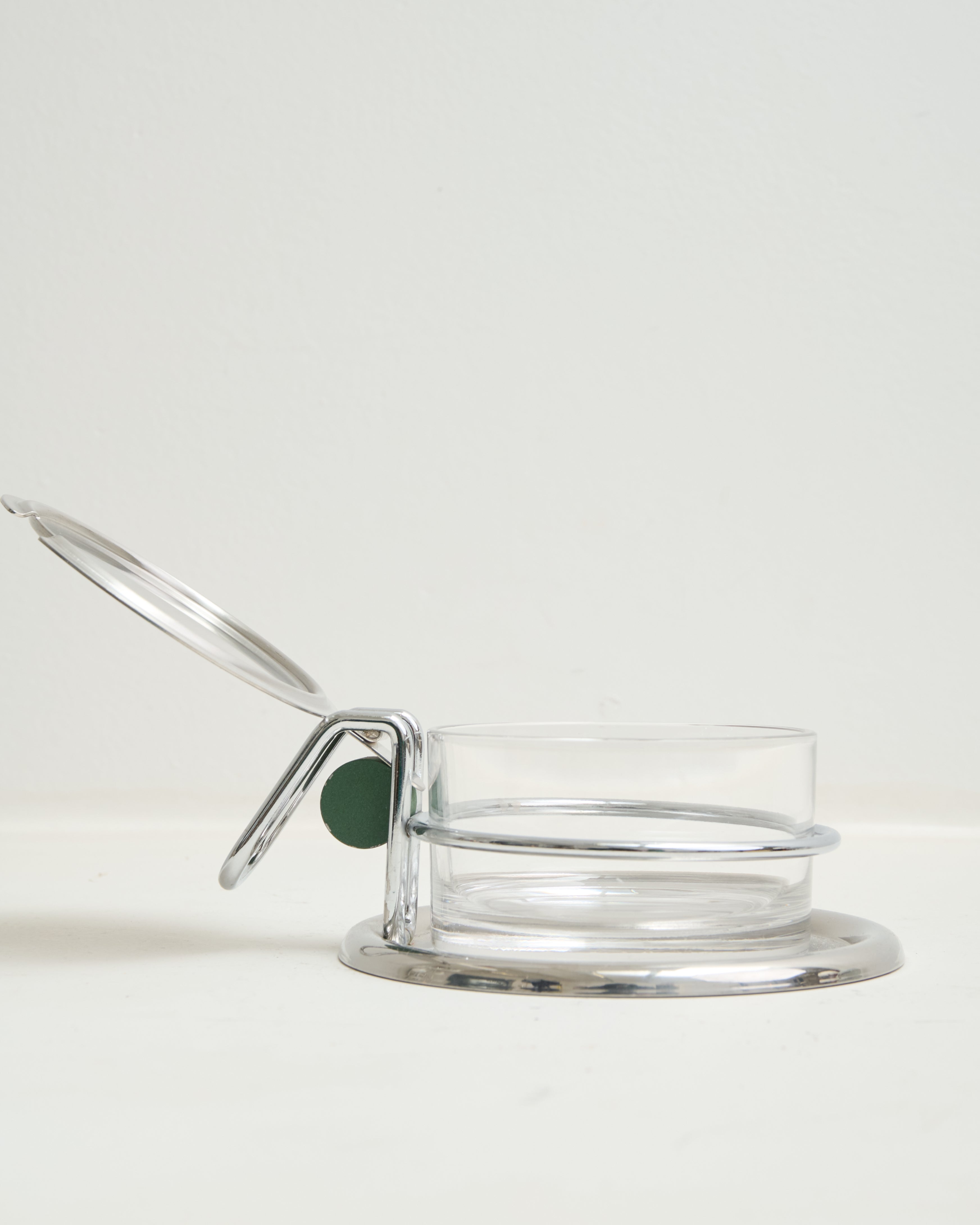 Sugar or Parmesan pot, Morinox, Italy, 1970s