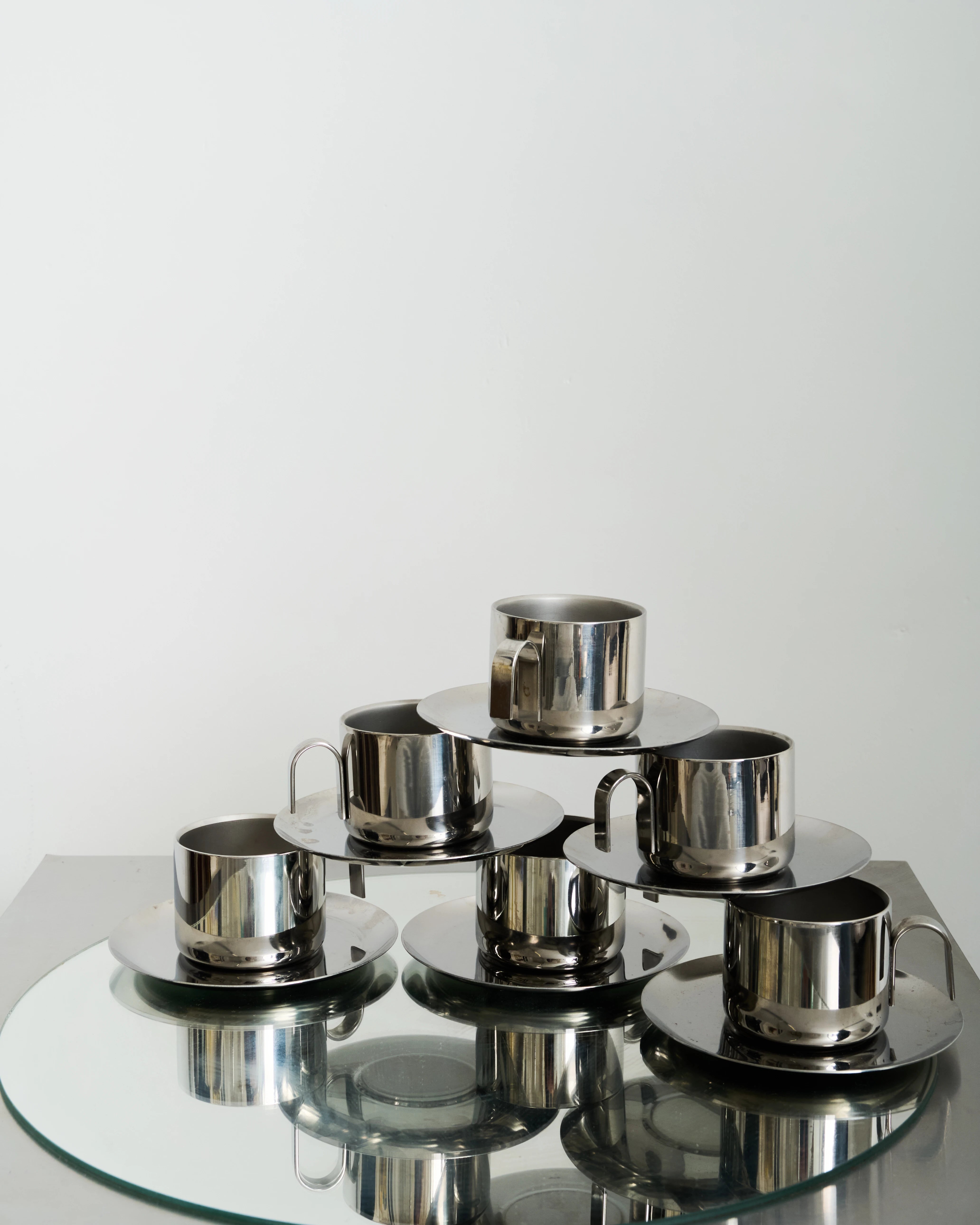 Six cups and saucers (1 of 2), Guido Bergna, 1970-1980