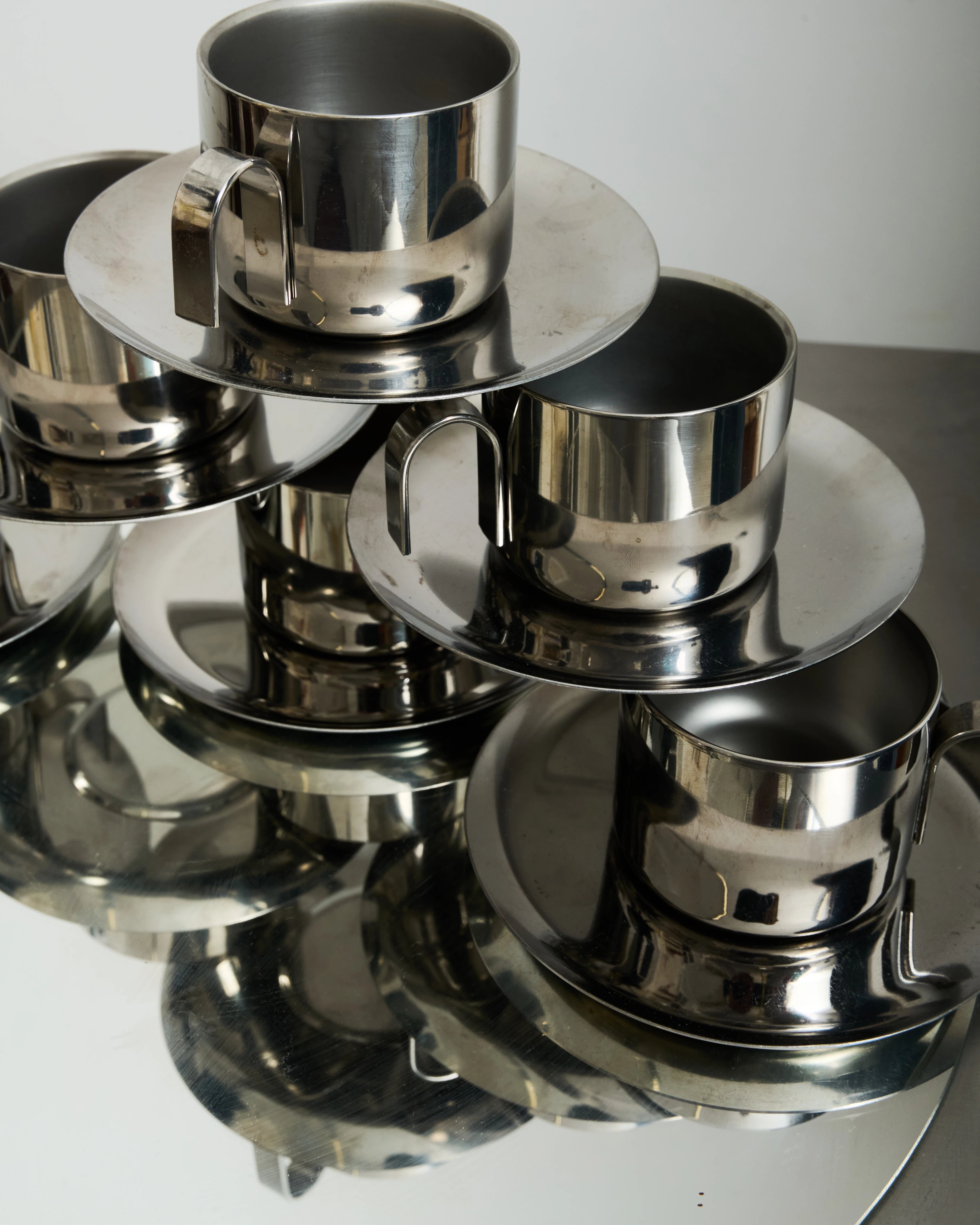 Six cups and saucers (1 of 2), Guido Bergna, 1970-1980