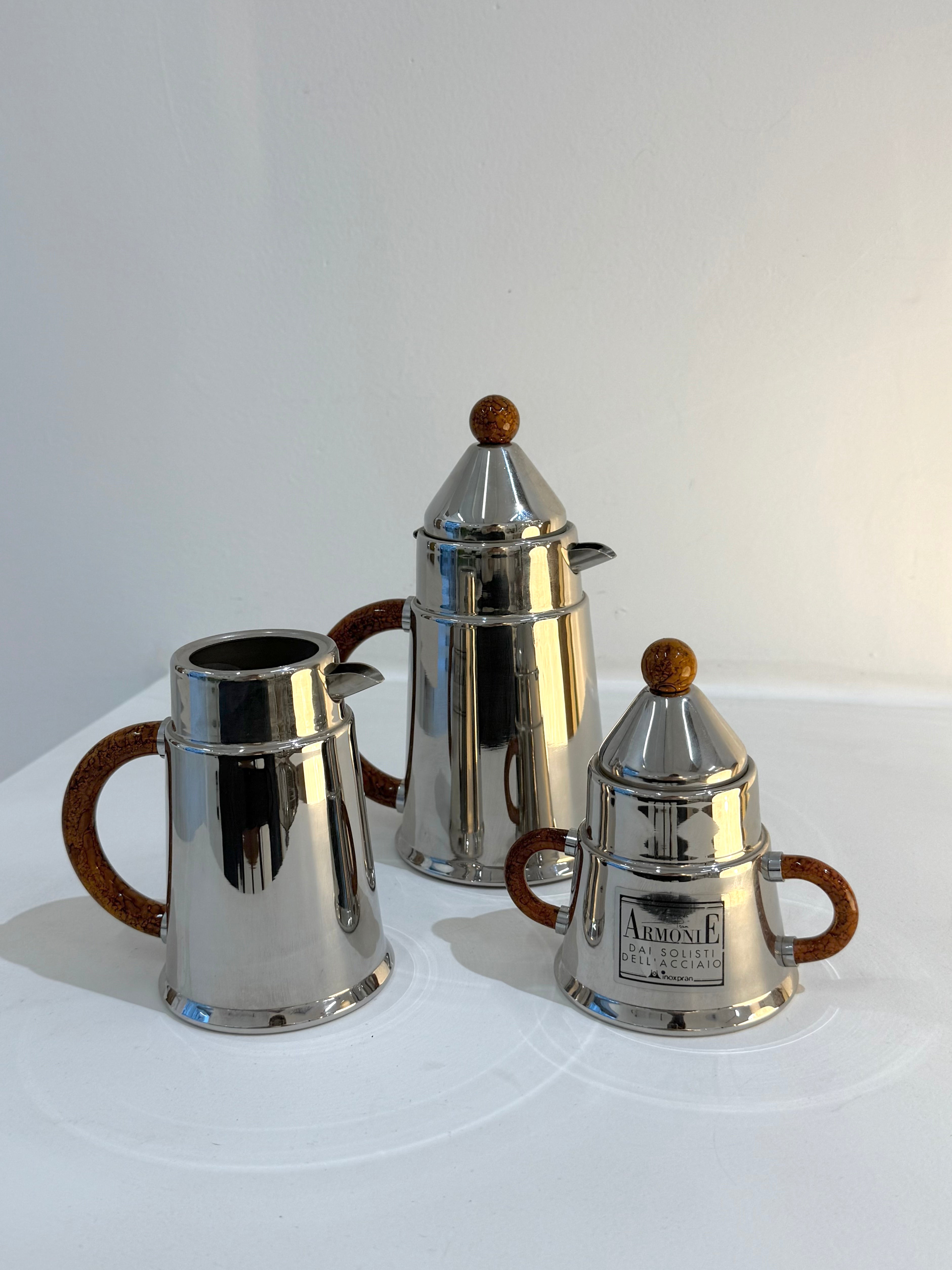 Service à thé, Armonie, Inoxpran, 1990