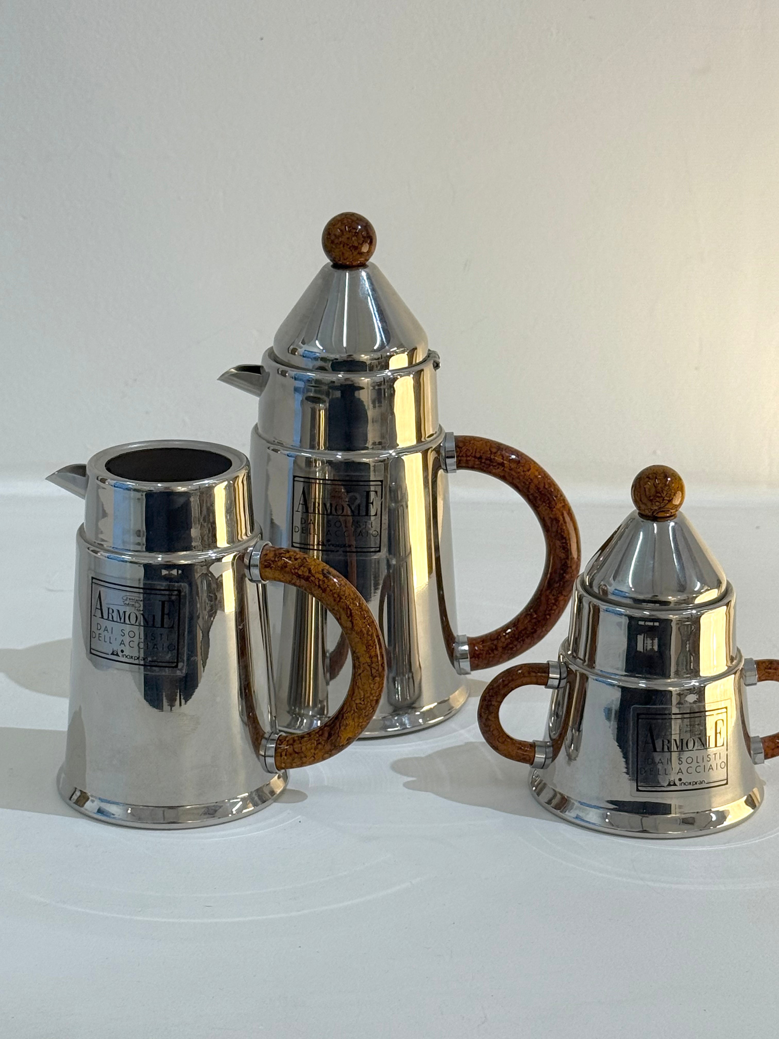 Service à thé, Armonie, Inoxpran, 1990