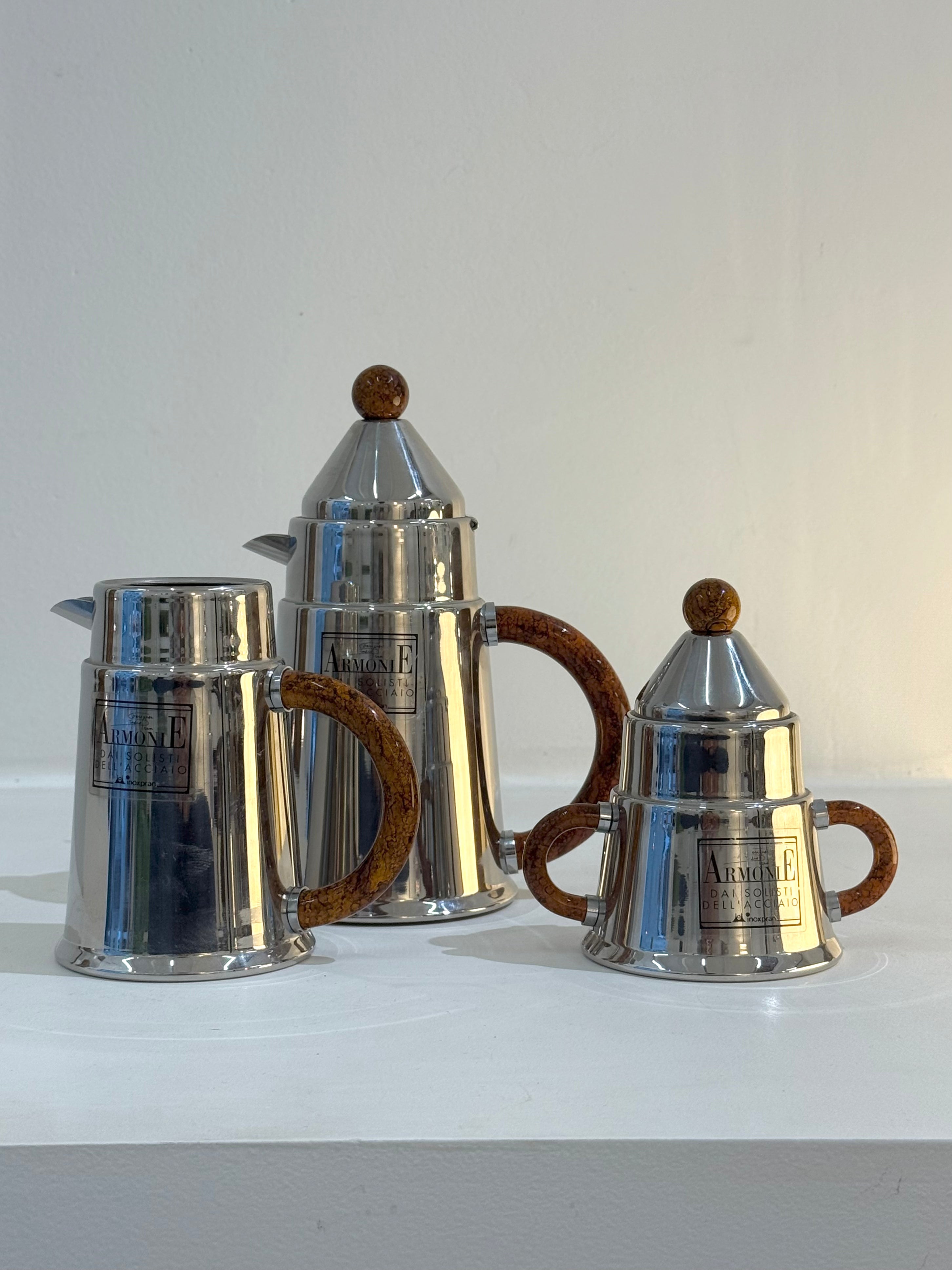 Service à thé, Armonie, Inoxpran, 1990