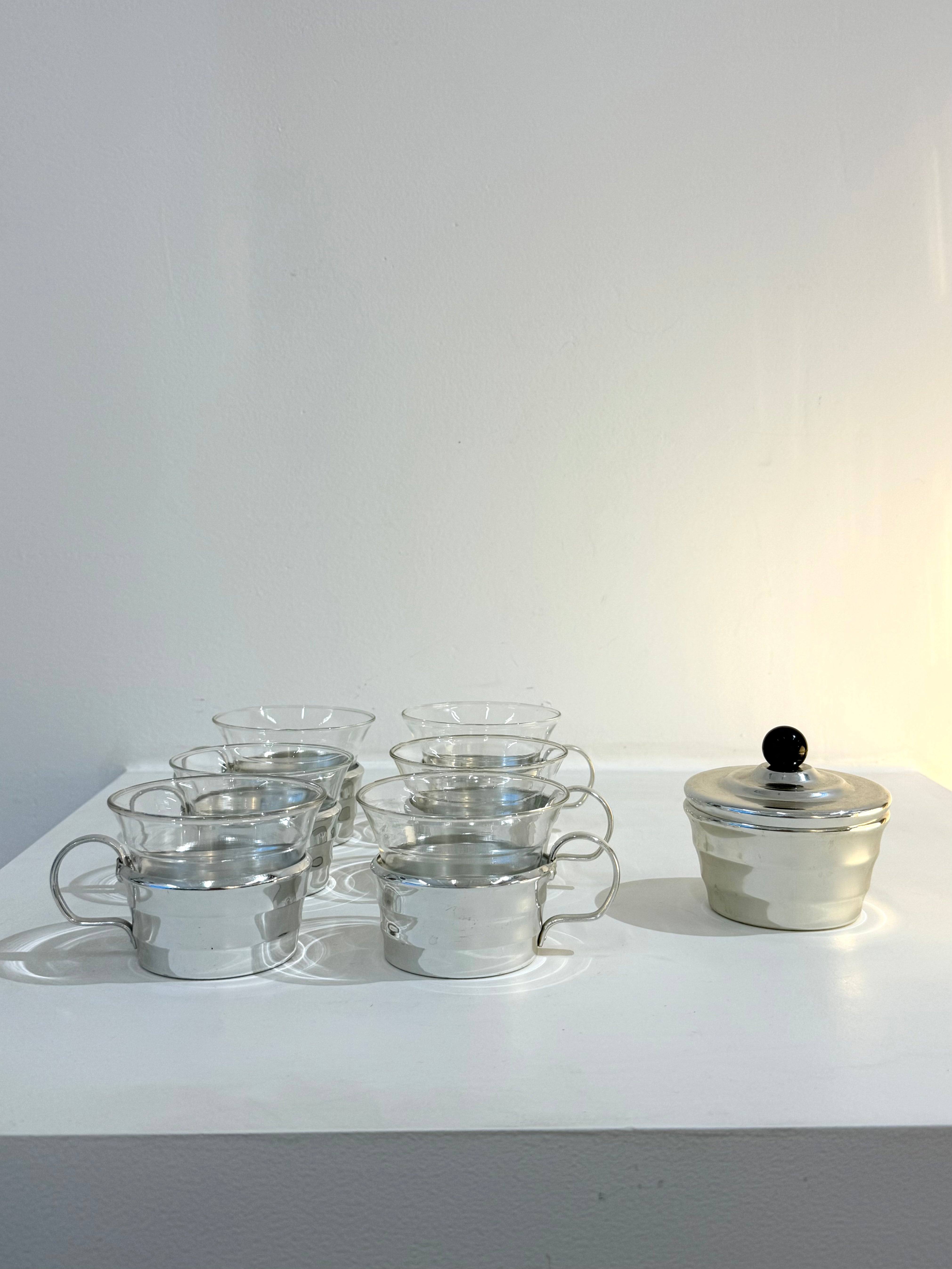 Service à thé ou café et sucrier,Veb Union Quedlinburg, 1960-1970