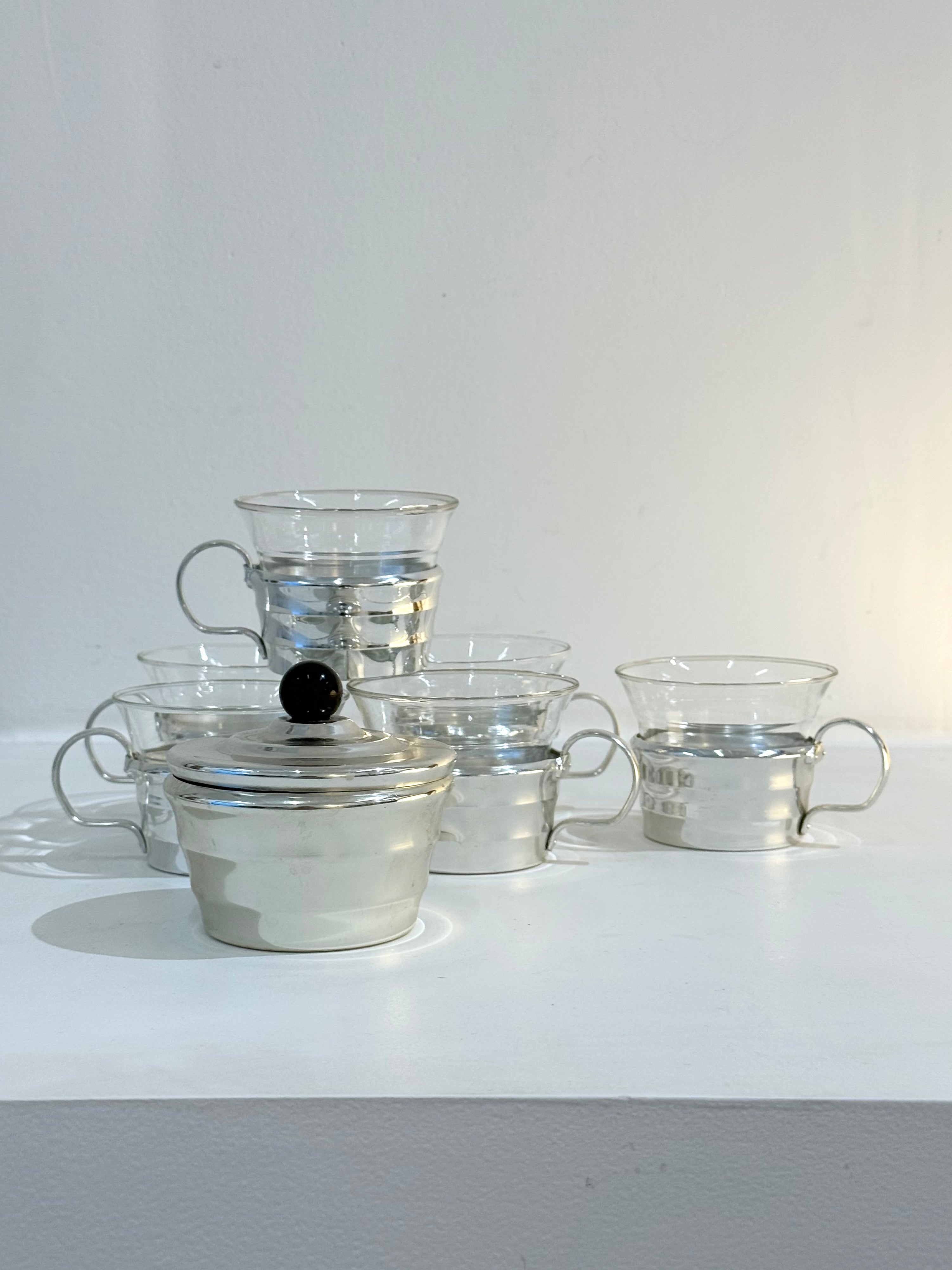 Service à thé ou café et sucrier,Veb Union Quedlinburg, 1960-1970