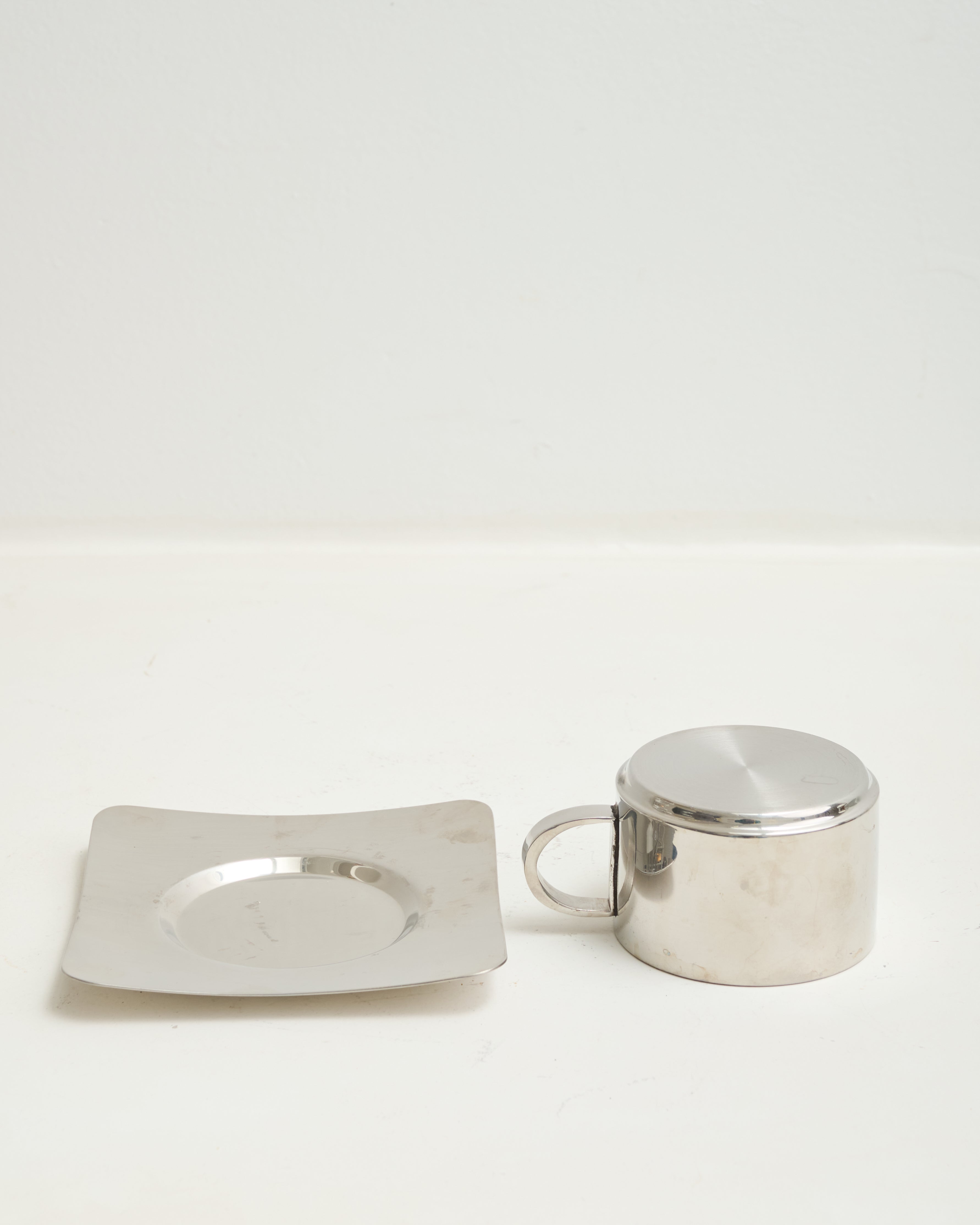 Cups and saucers (6), by Guido Bergna, 1970-1980