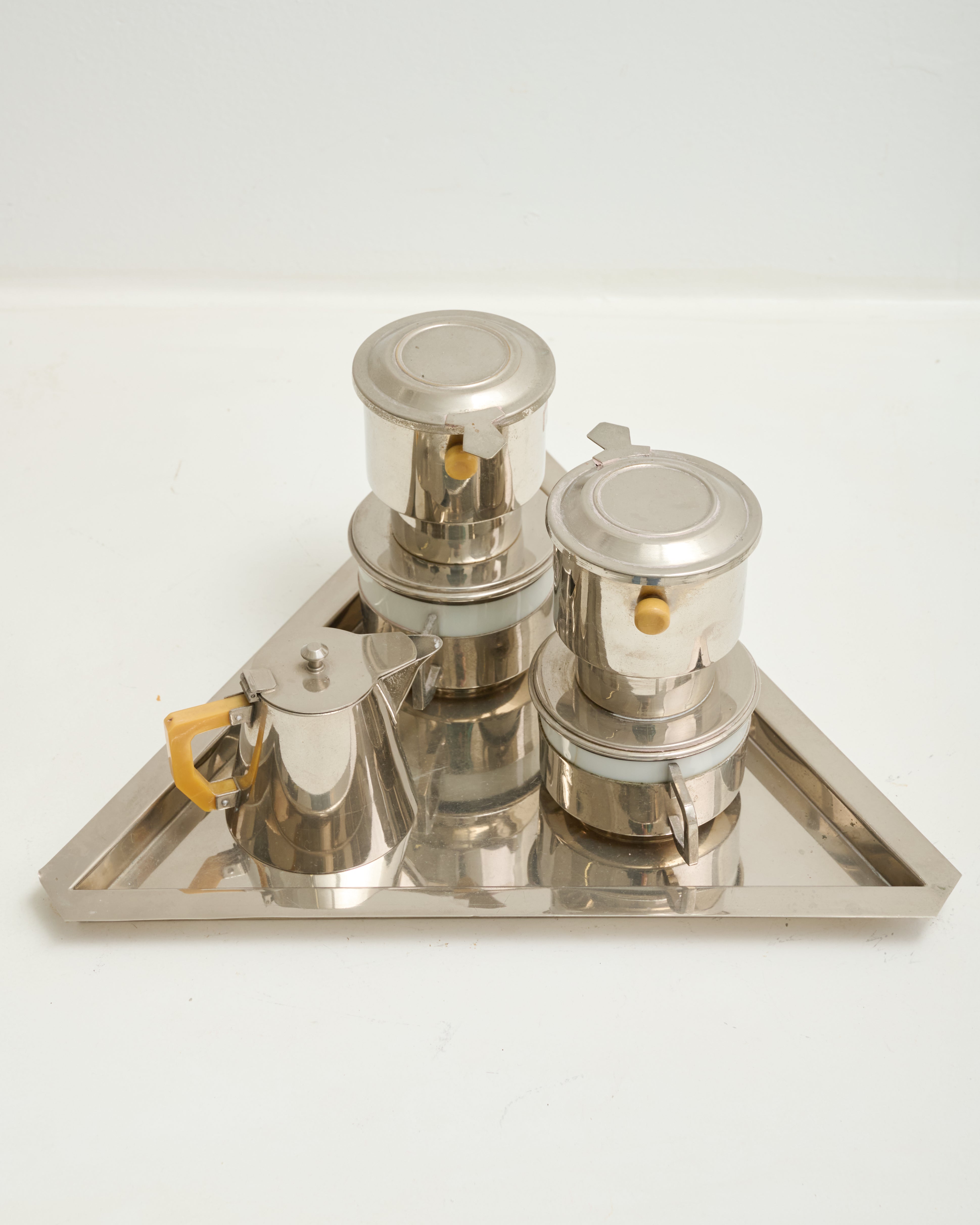 Selecta triangular coffee service, 1970-1980
