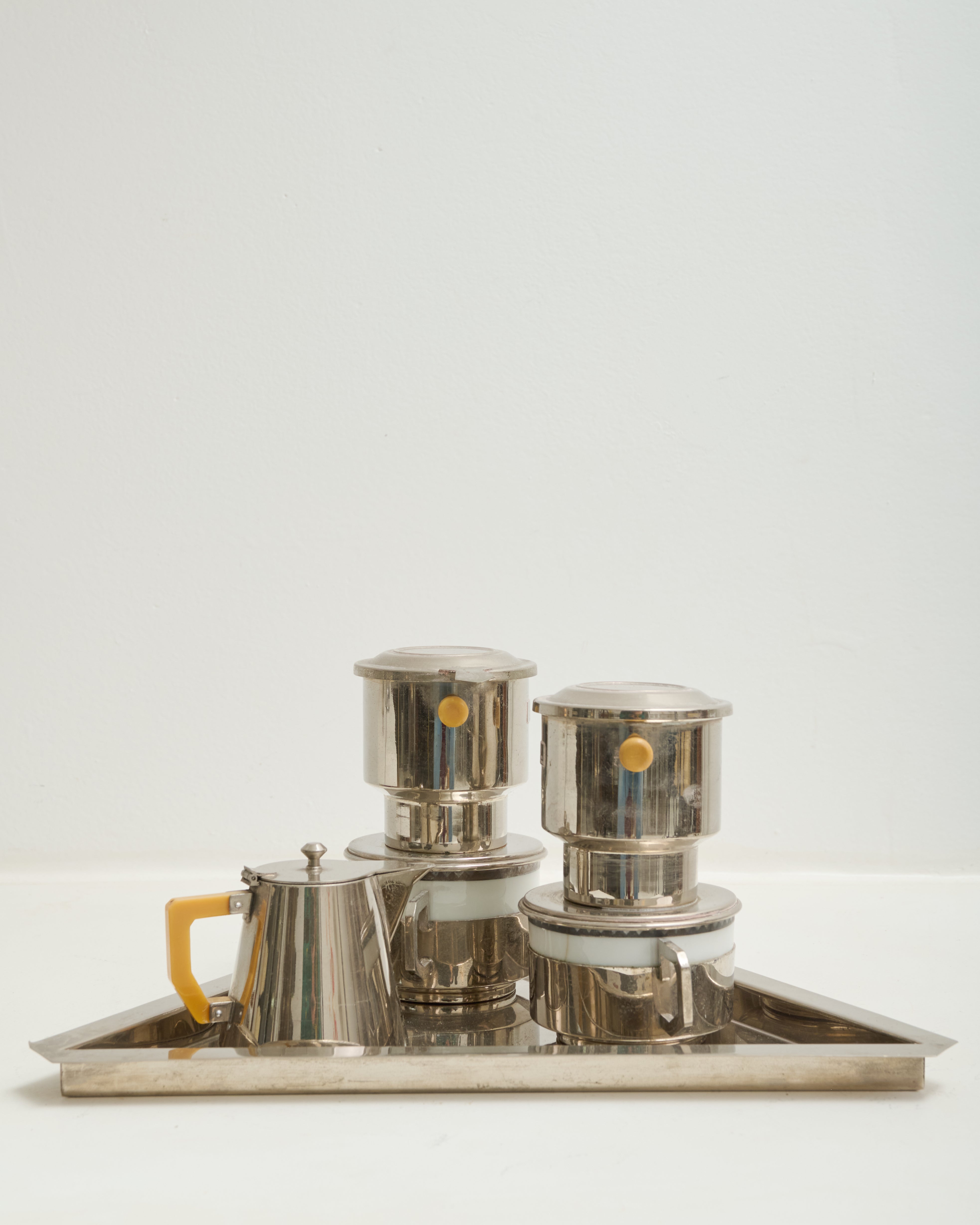 Selecta triangular coffee service, 1970-1980