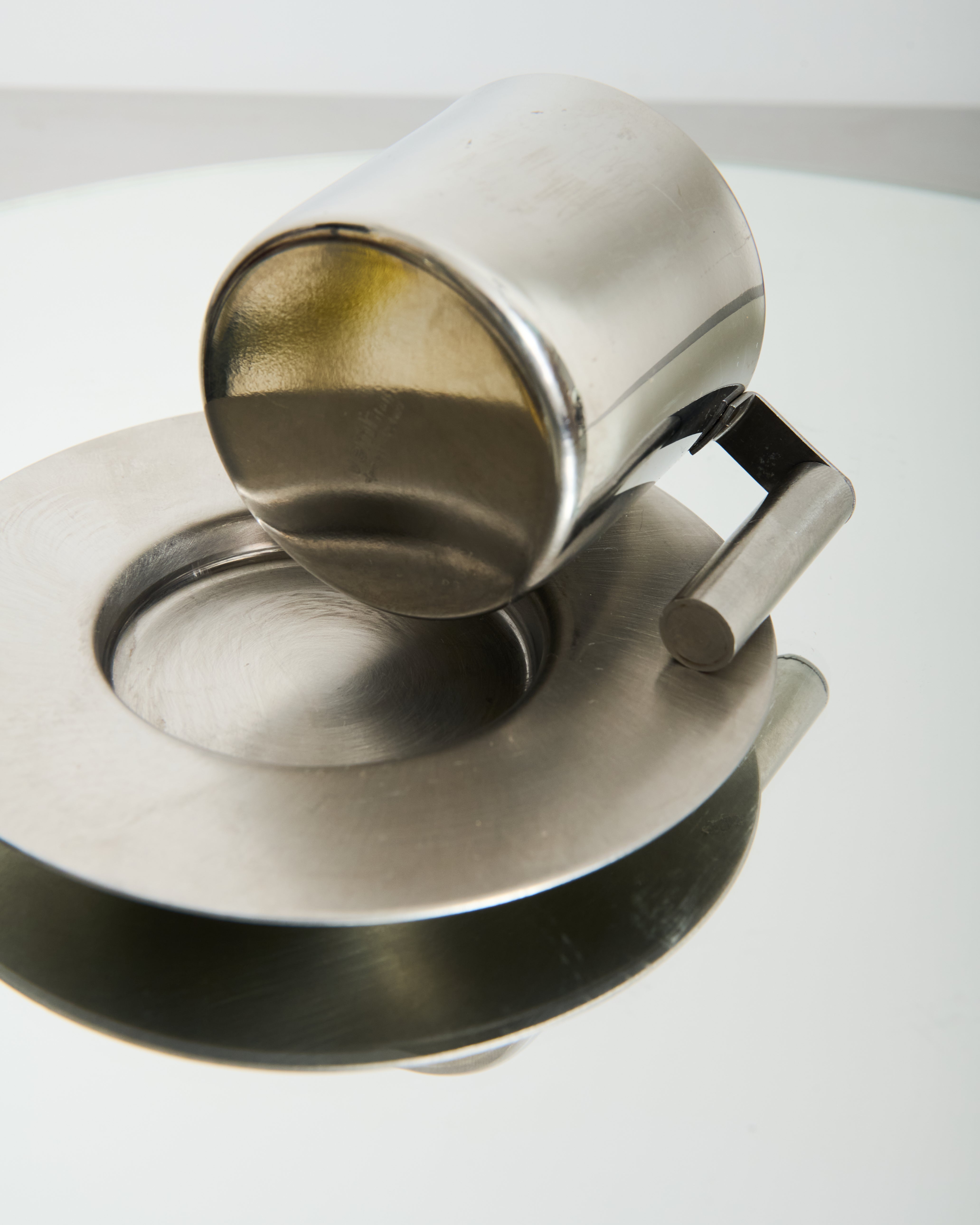 Cups and saucers (4), Vemi, Italy, 1970s