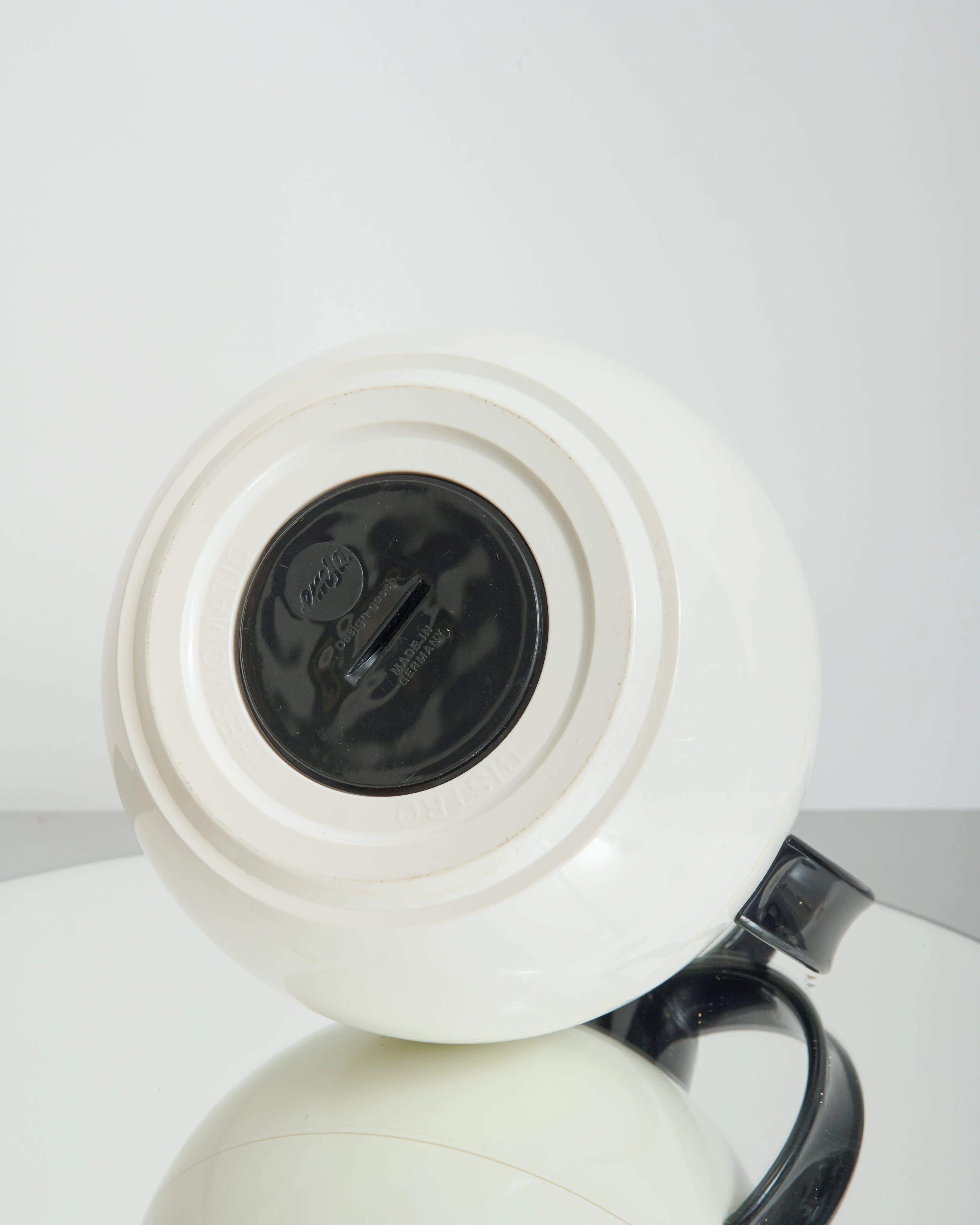 Black and white two-tone thermos, Emsa, Germany, 1970-1980