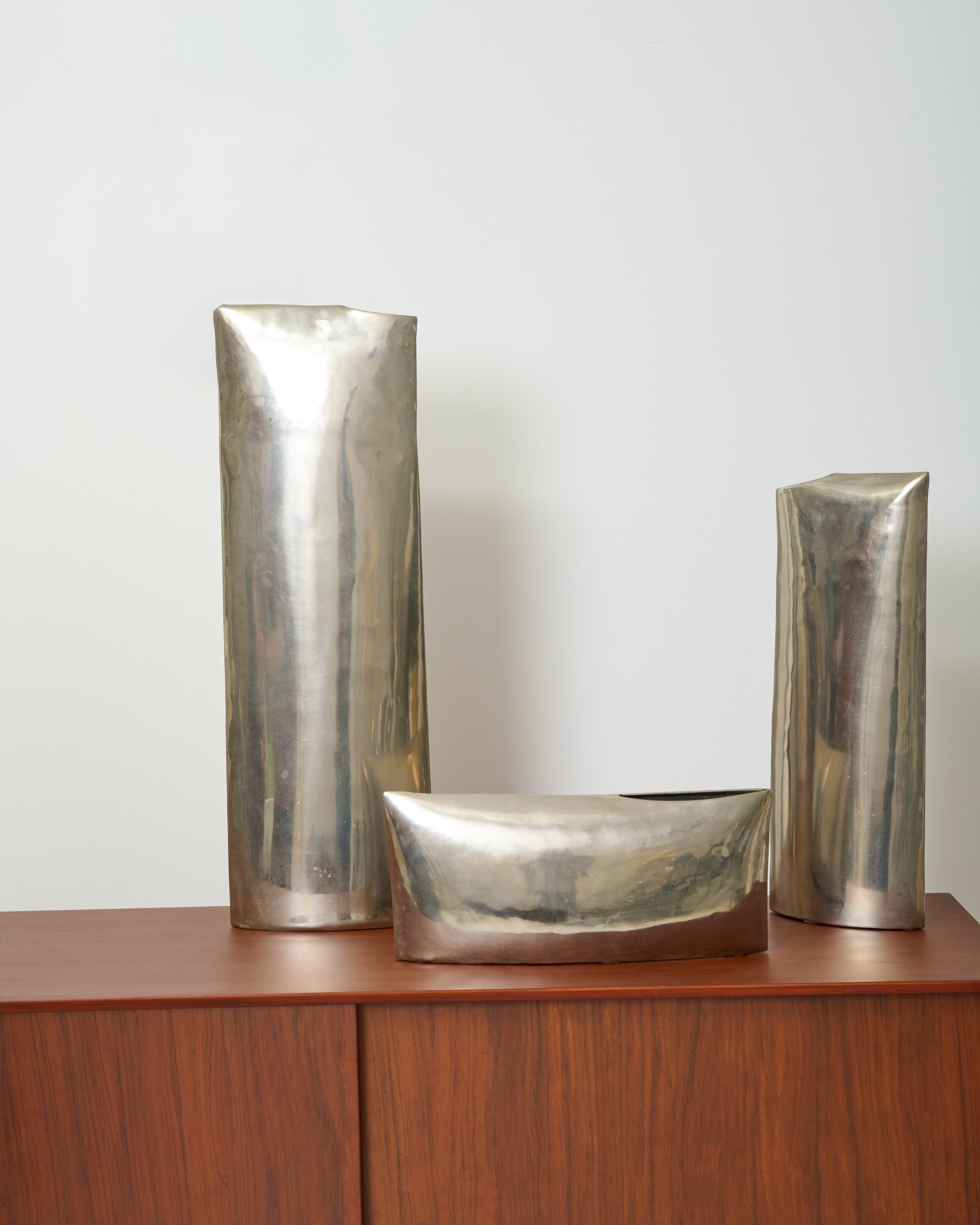 Trio de vases XXL, 1980s