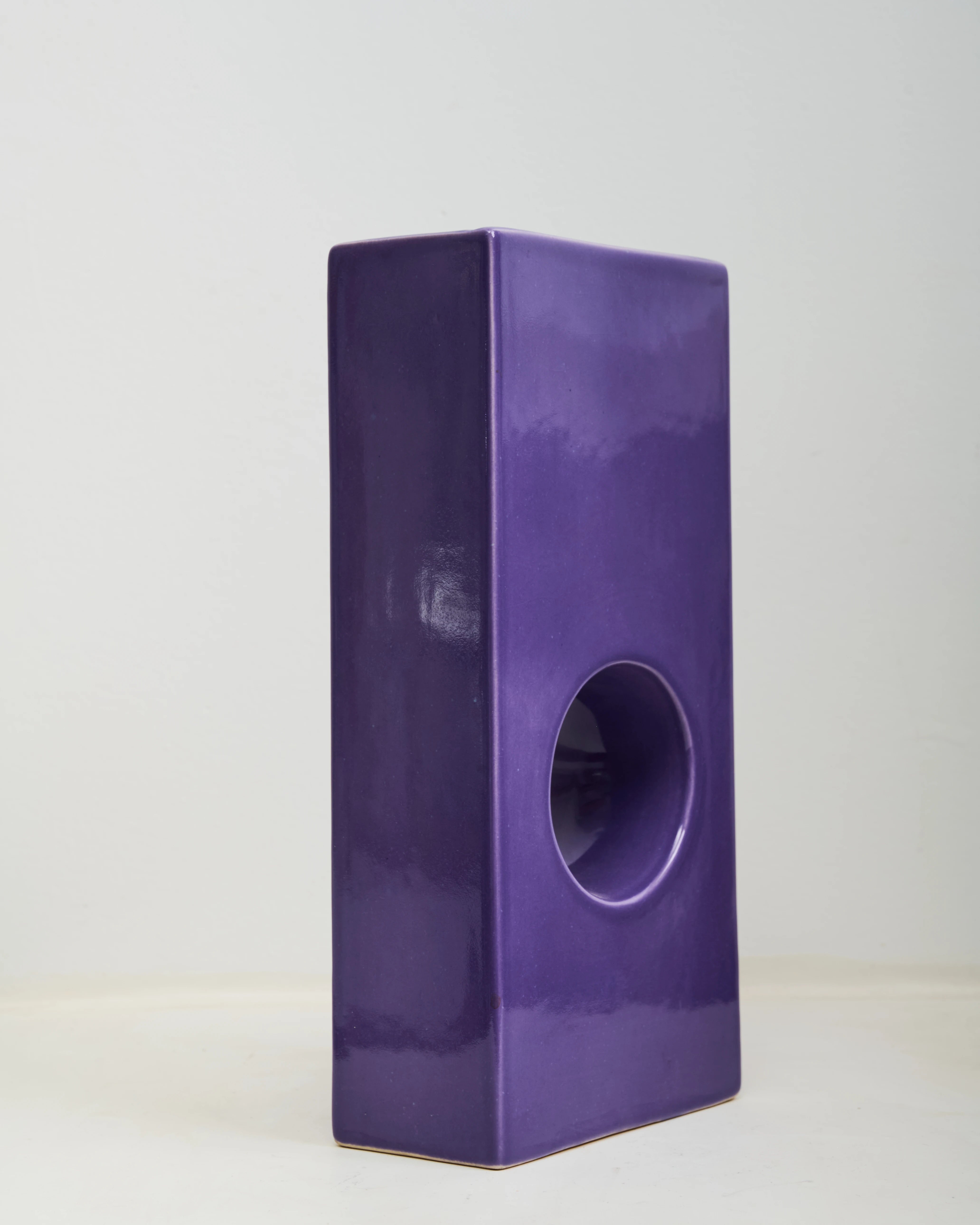 Vase en céramique ajouré, Veip Benelux, 1980s