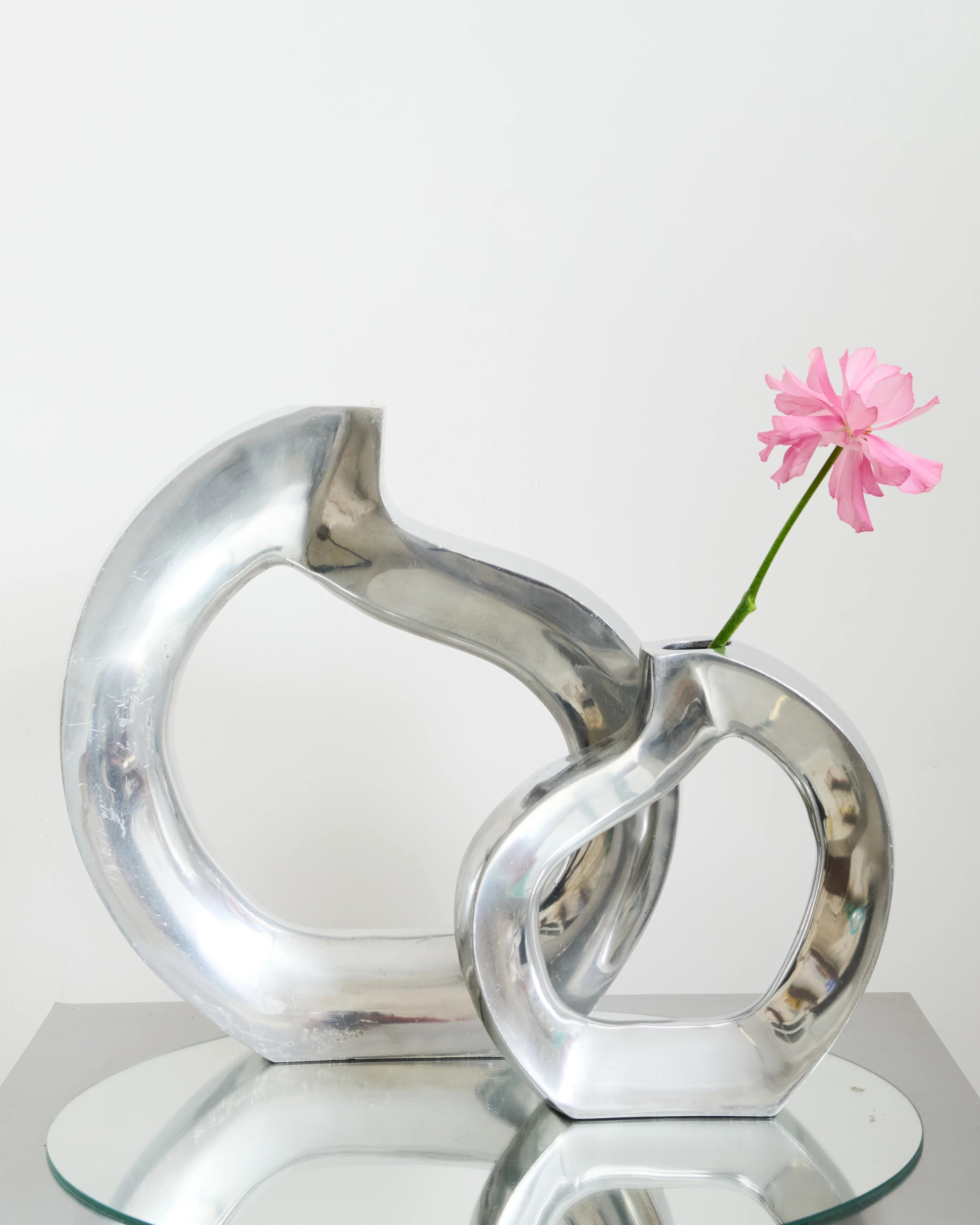 Vase en fonte d'aluminium "Goutte" (petit), 1970s