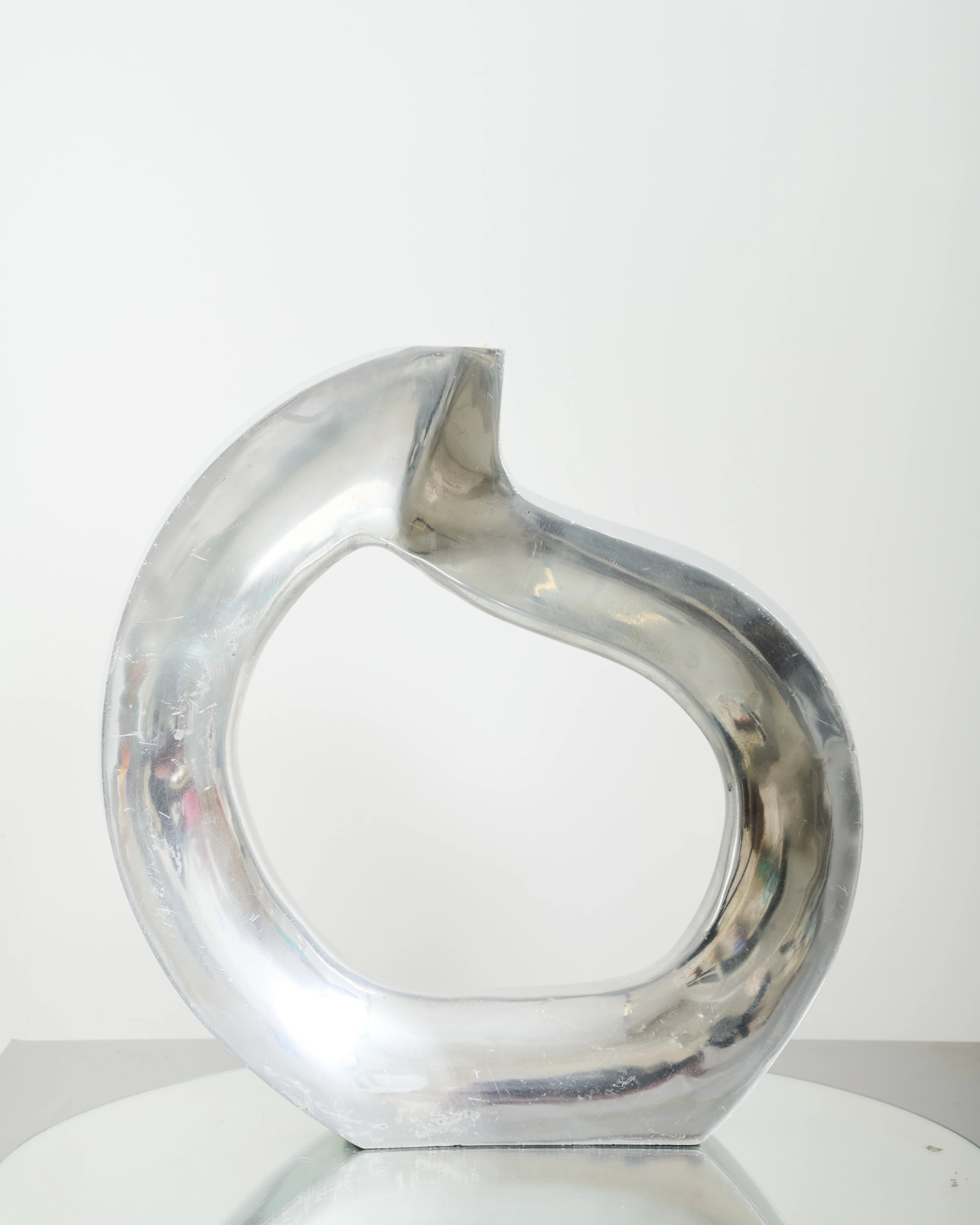Vase en fonte d'aluminium "Goutte" (grand), 1970s