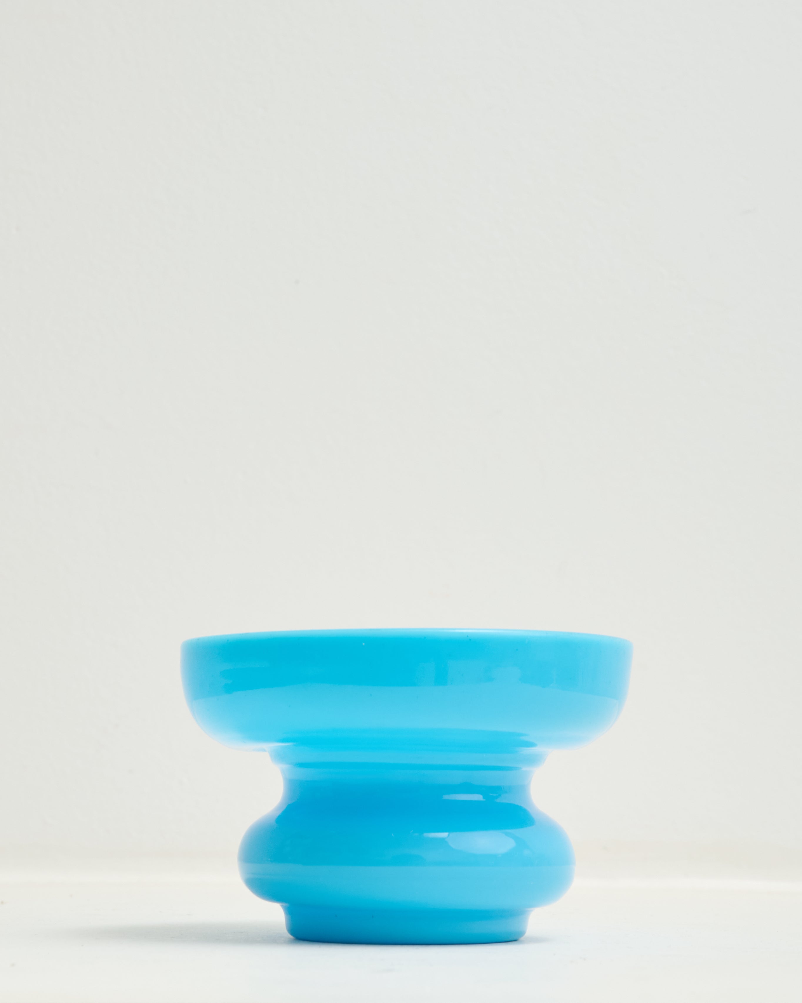 Blue vase, space age, 1970s