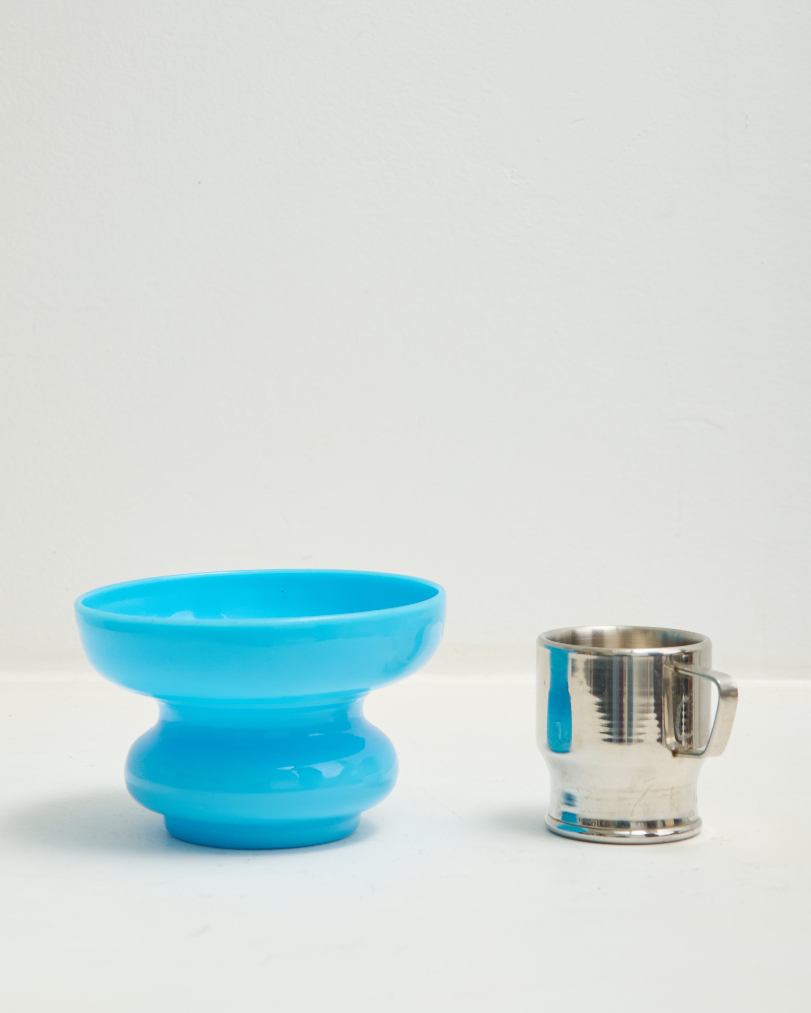 Blue vase, space age, 1970s