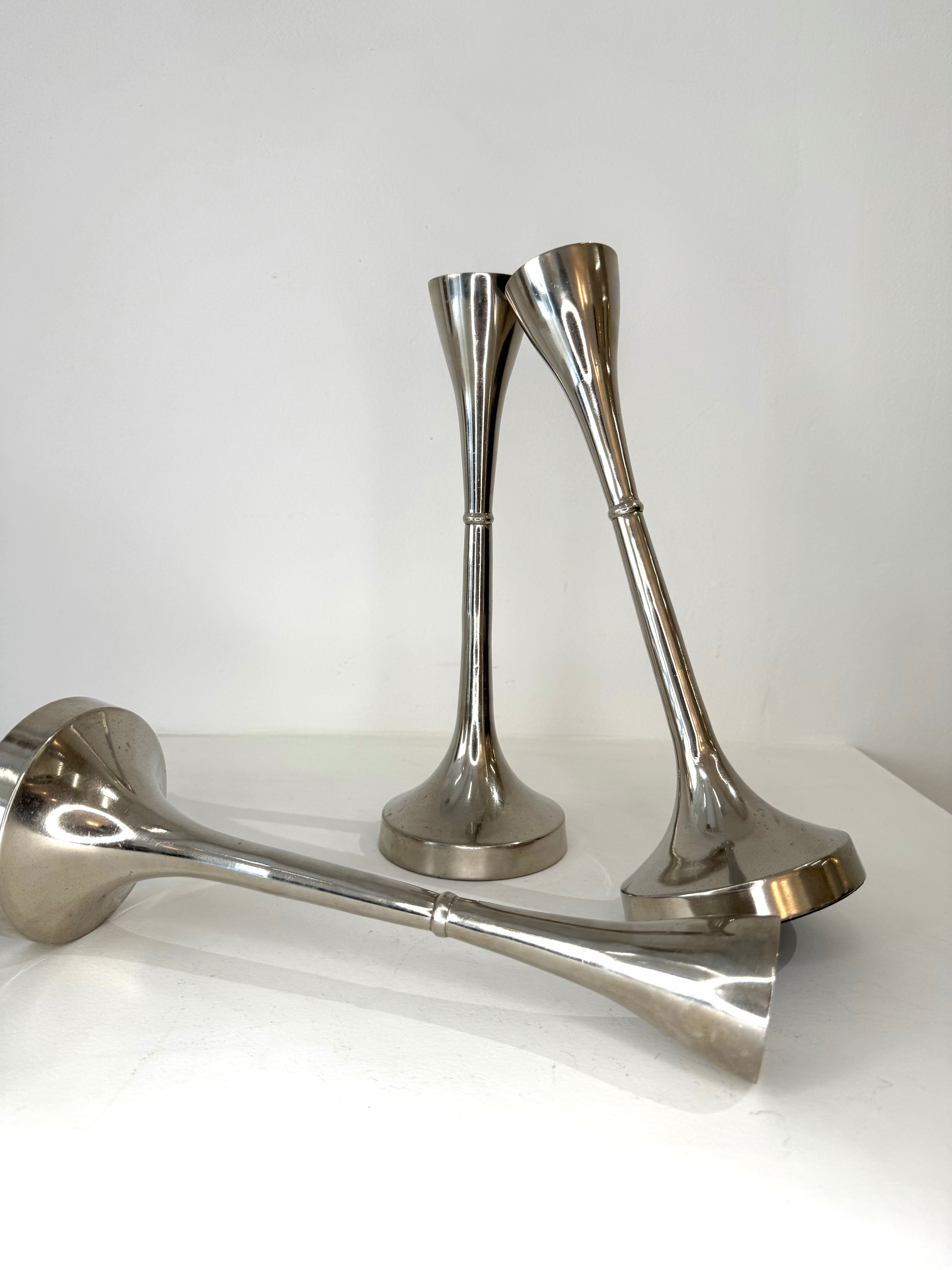 Trio de bougeoirs, 1980s