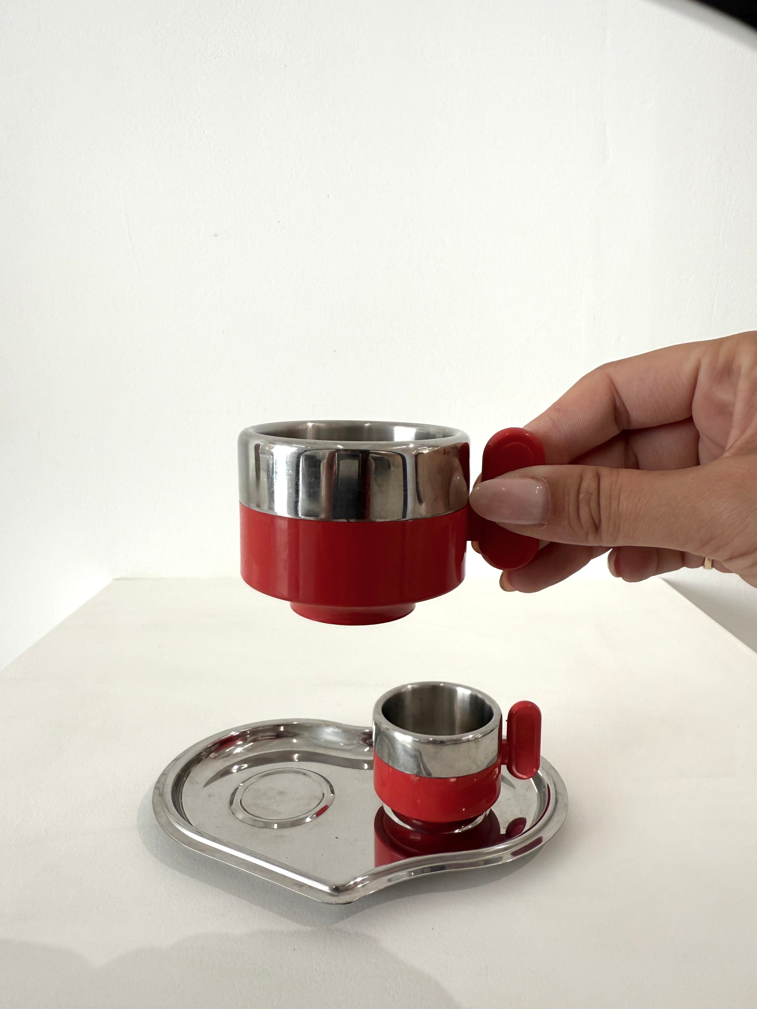 Duo de tasses Morinox, Italie, 1970s