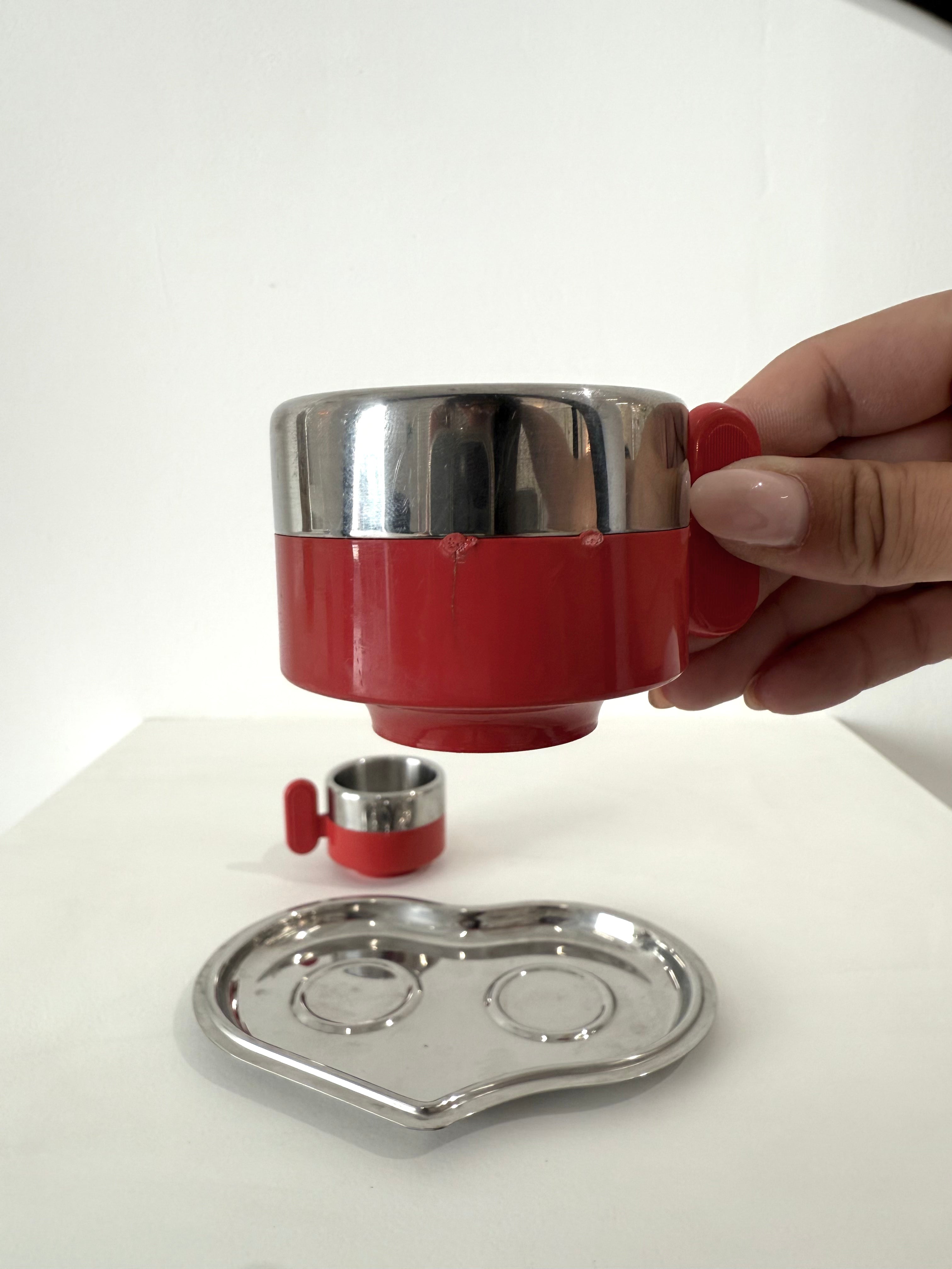 Duo de tasses Morinox, Italie, 1970s